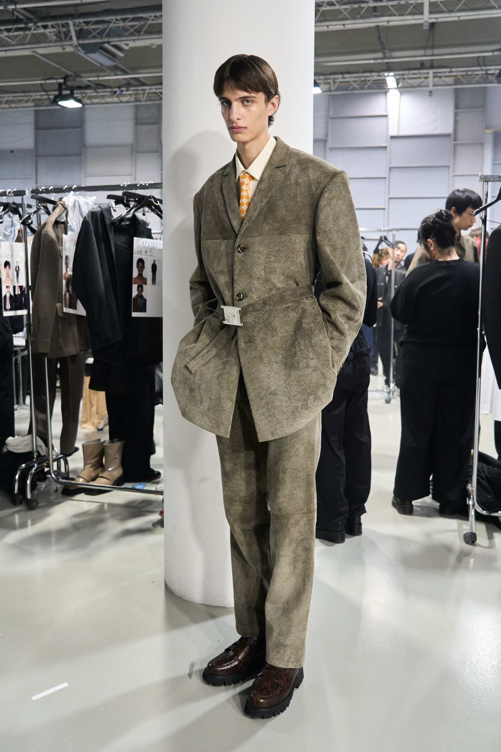 Sean Suen Fall 2024 Men’s Fashion Show Backstage