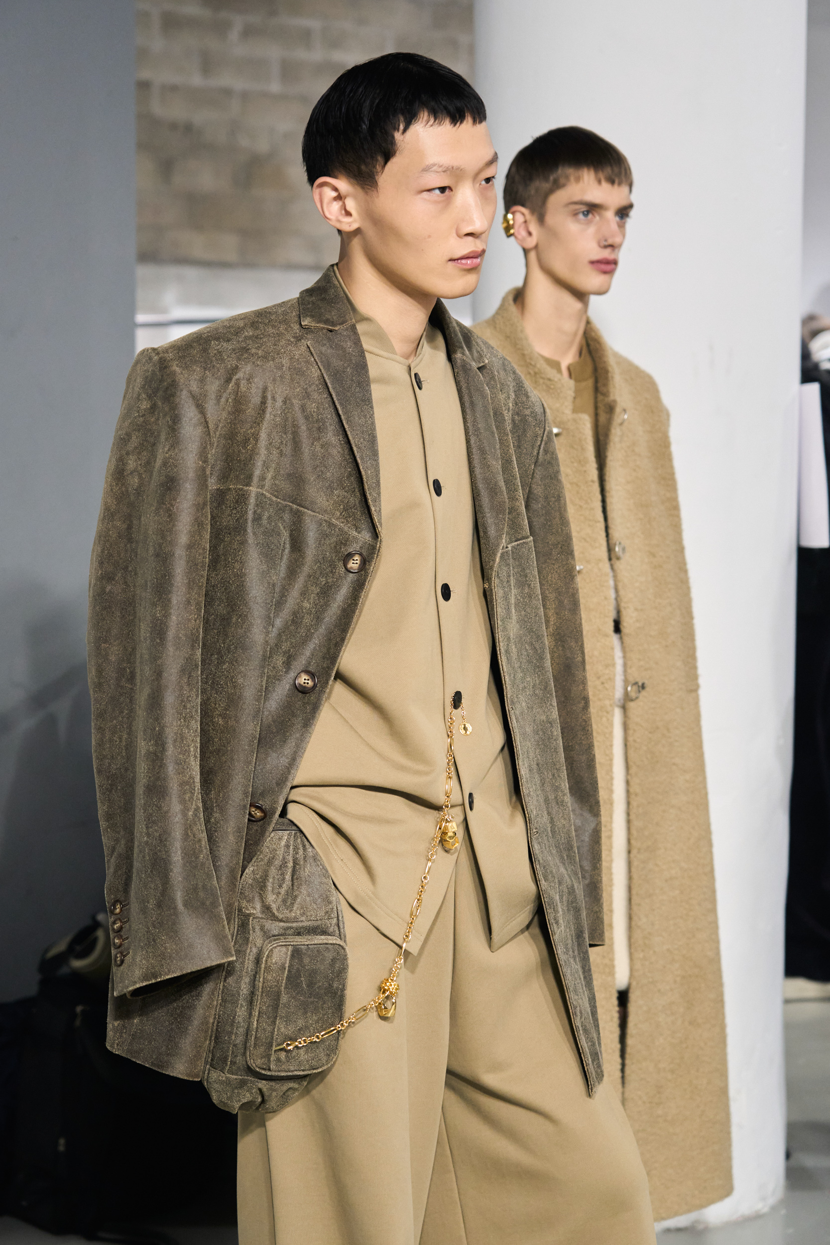 Sean Suen Fall 2024 Men’s Fashion Show Backstage