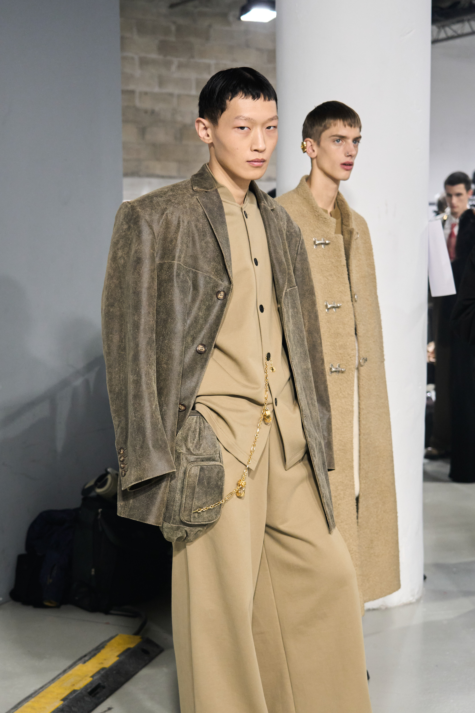 Sean Suen Fall 2024 Men’s Fashion Show Backstage