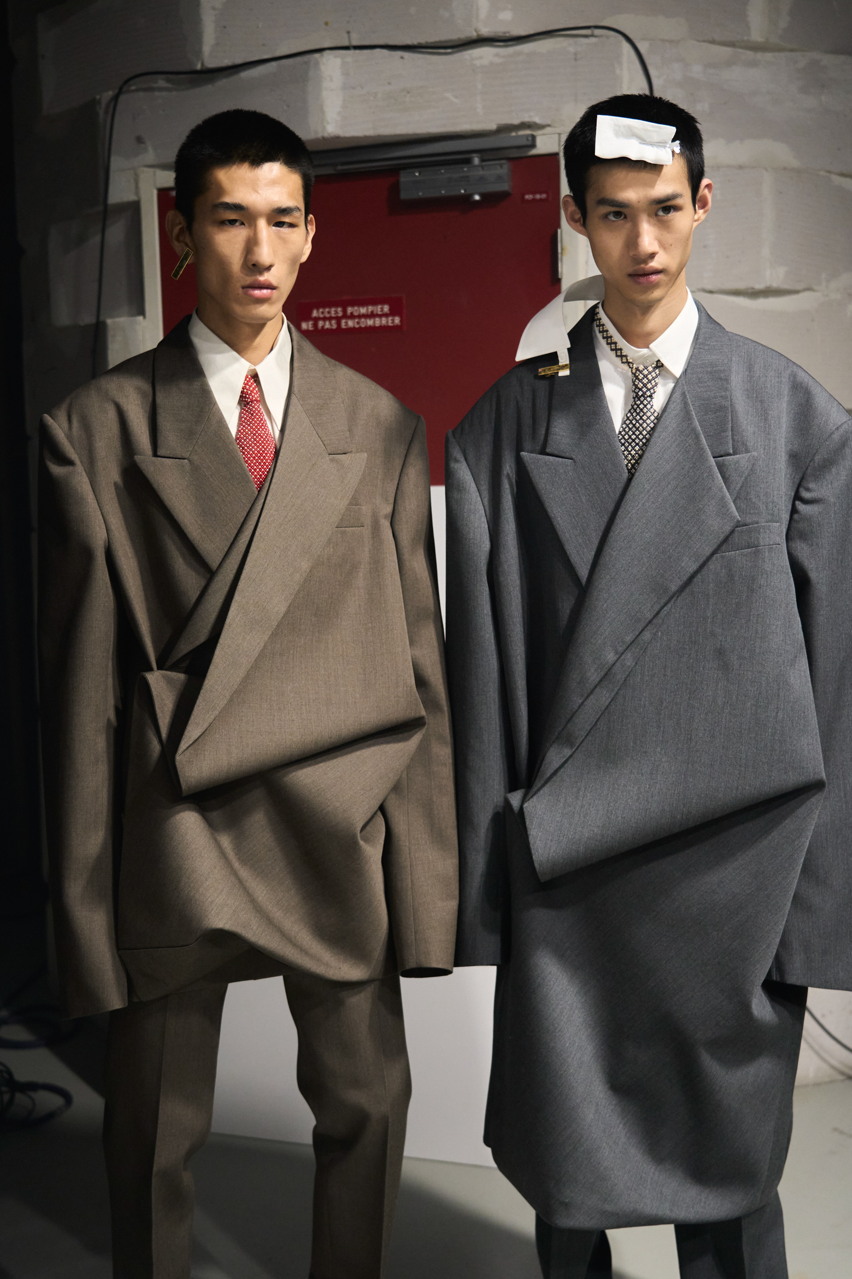 Sean Suen Fall 2024 Men’s Fashion Show Backstage