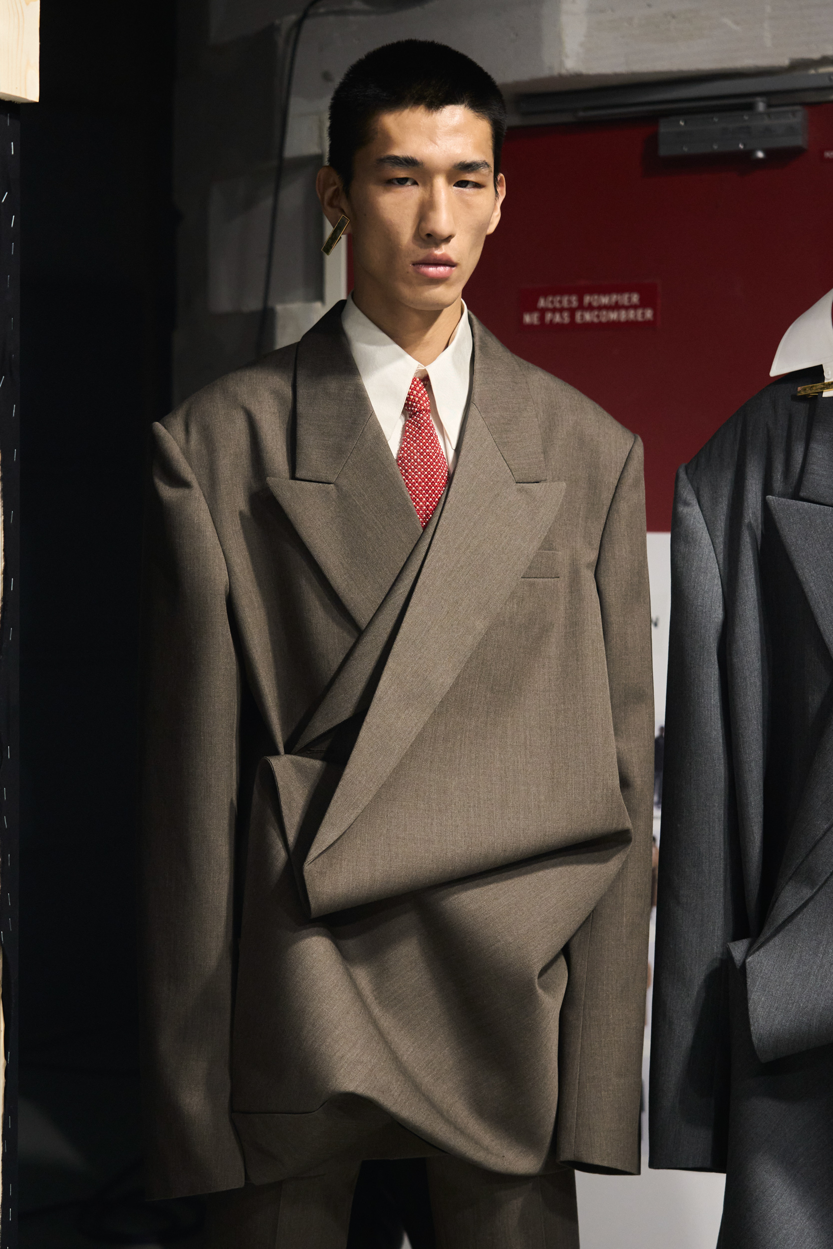 Sean Suen Fall 2024 Men’s Fashion Show Backstage