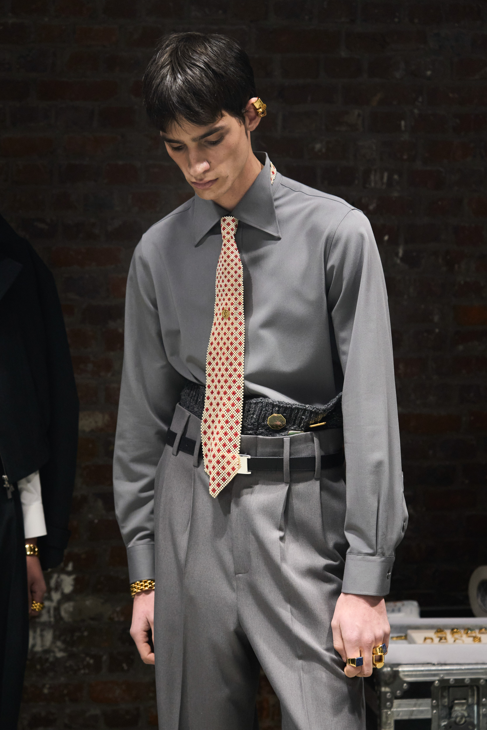 Sean Suen Fall 2024 Men’s Fashion Show Backstage