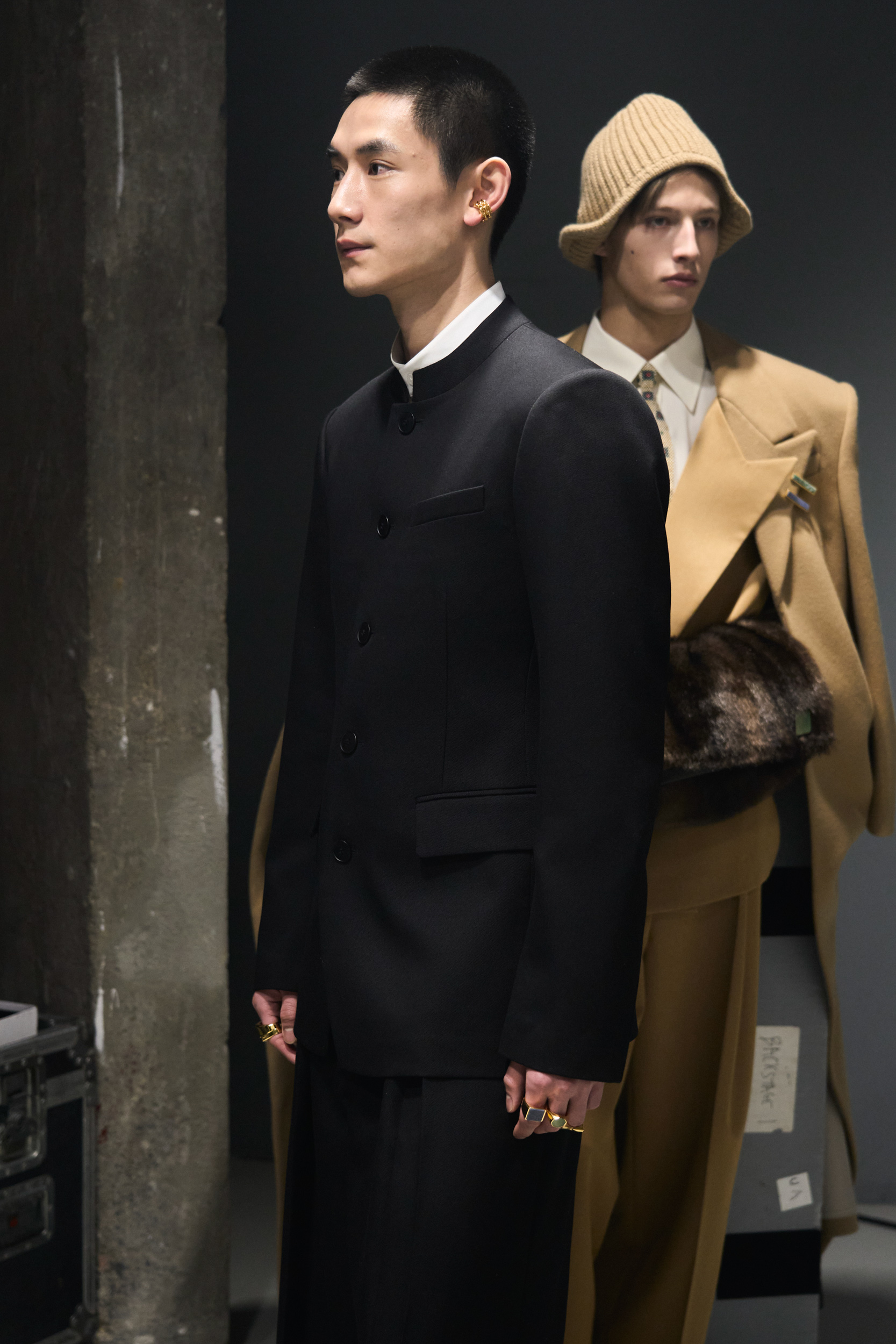 Sean Suen Fall 2024 Men’s Fashion Show Backstage