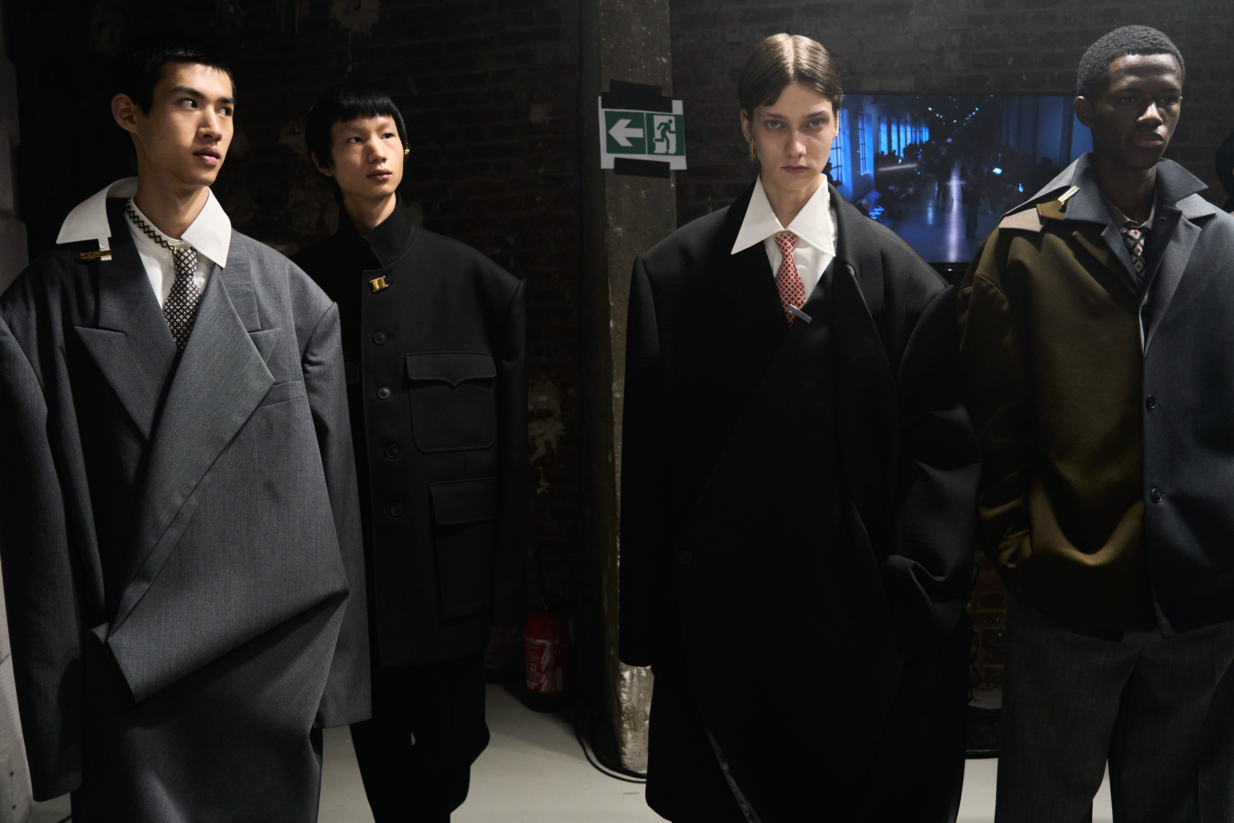 Sean Suen Fall 2024 Men’s Fashion Show Backstage