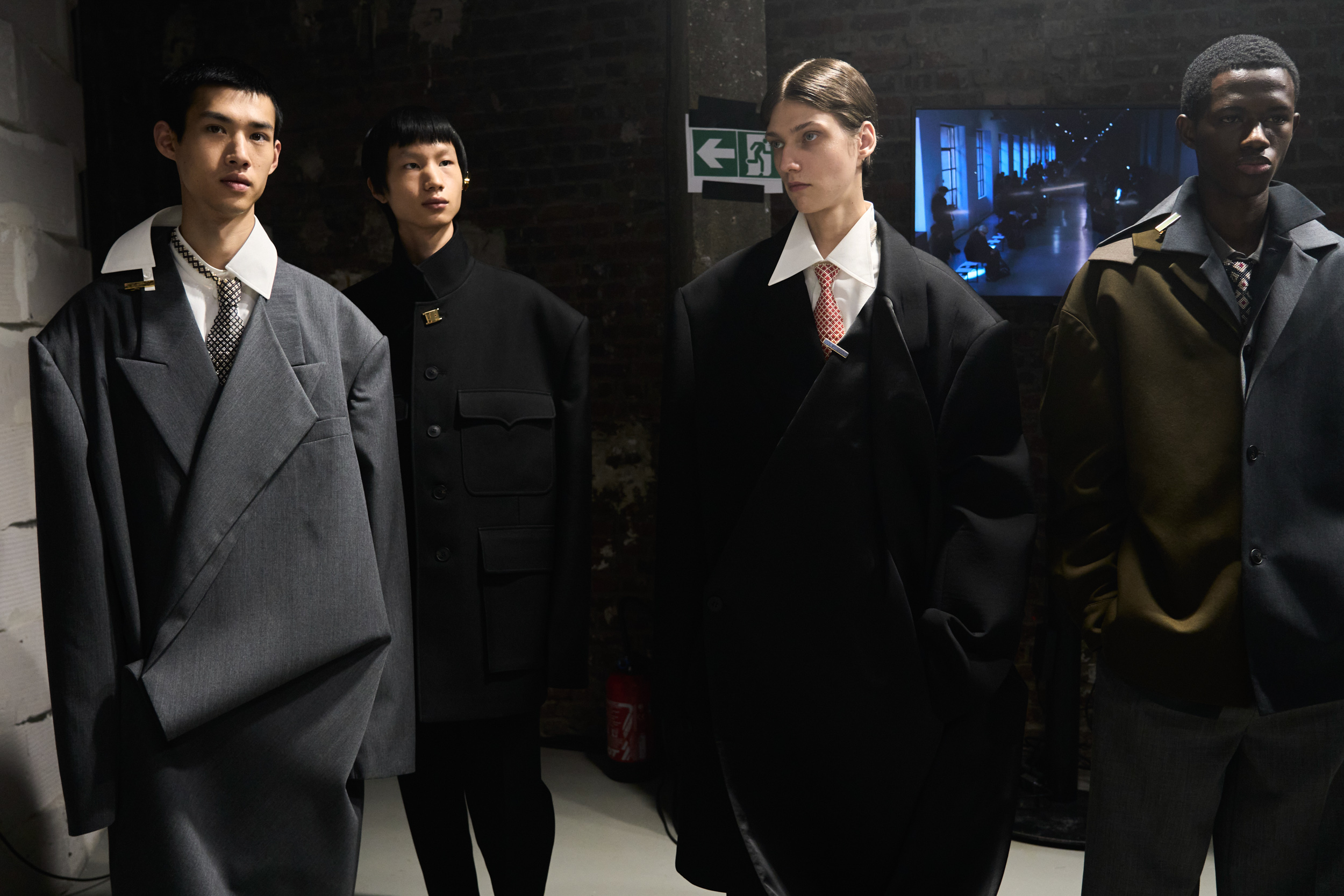 Sean Suen Fall 2024 Men’s Fashion Show Backstage