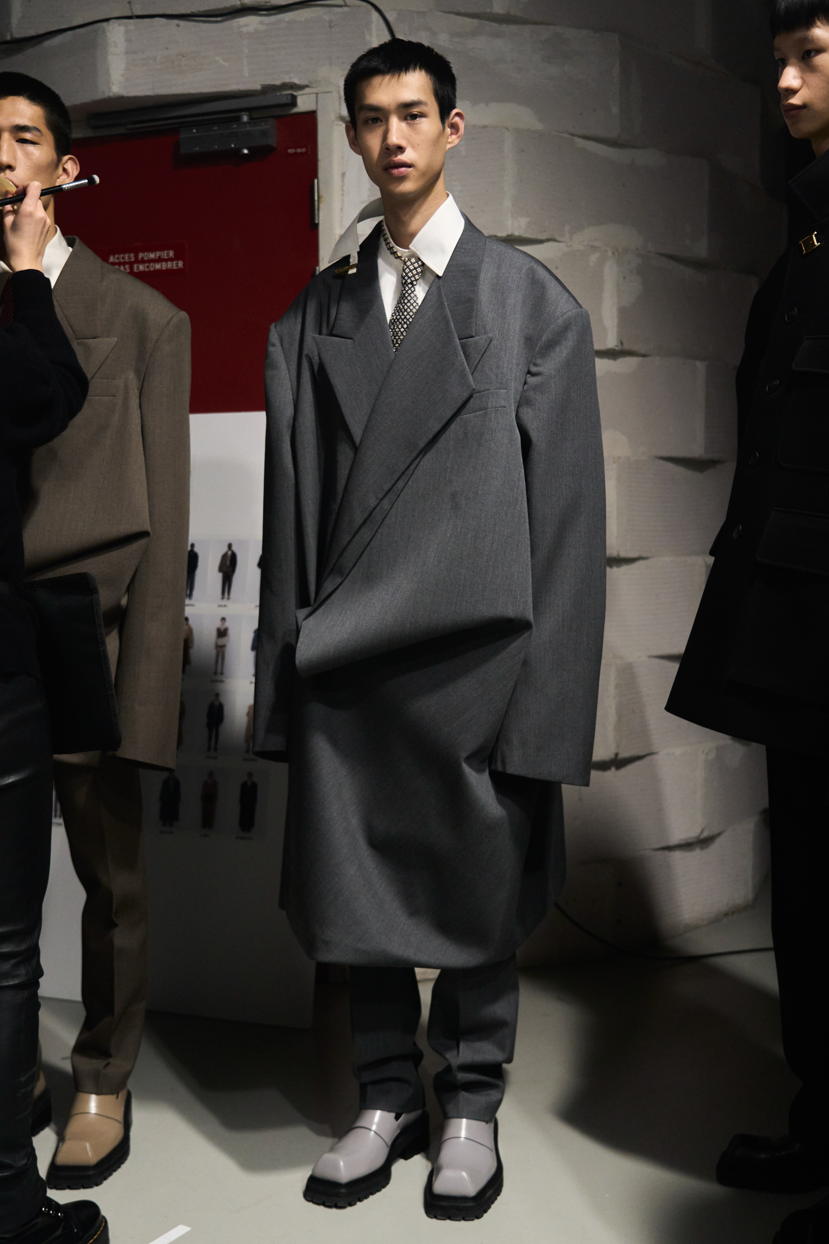 Sean Suen Fall 2024 Men’s Fashion Show Backstage