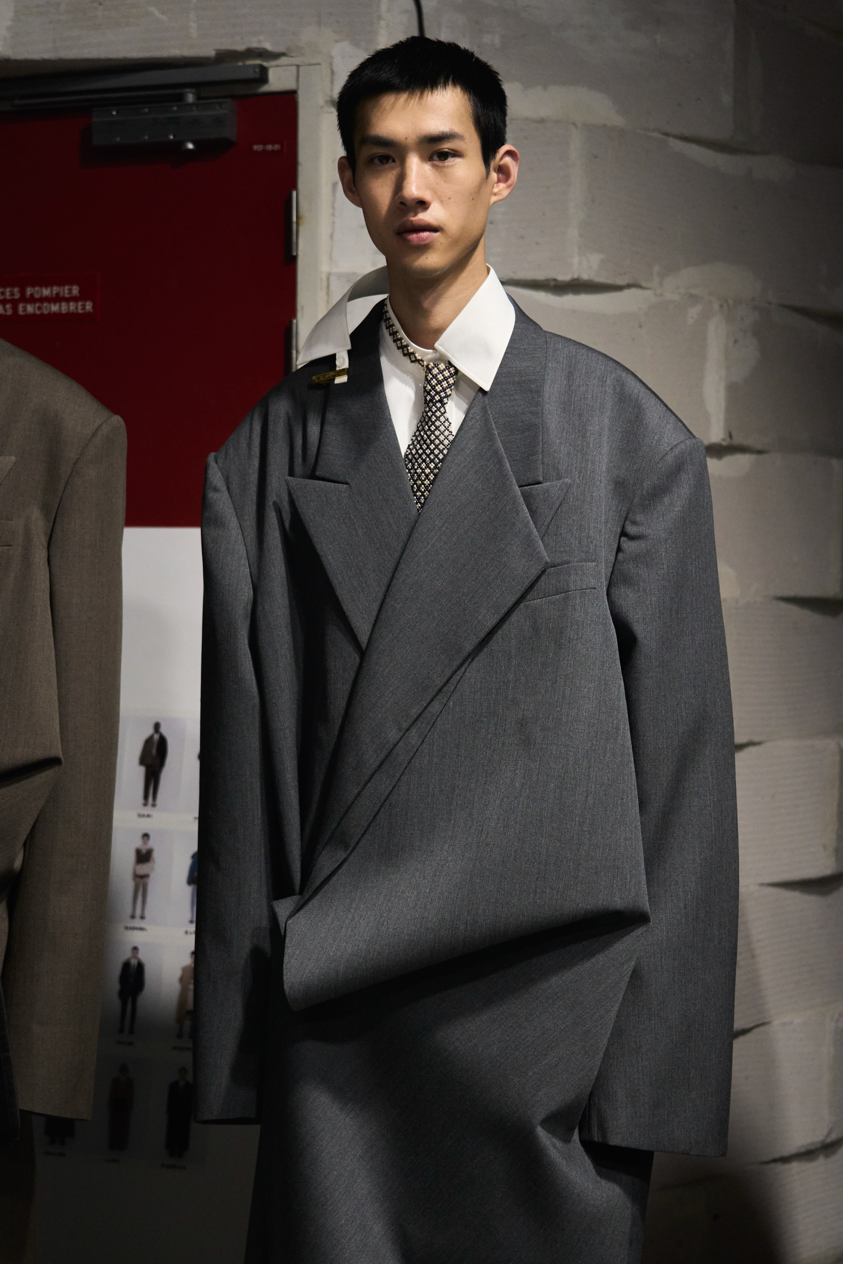 Sean Suen Fall 2024 Men’s Fashion Show Backstage