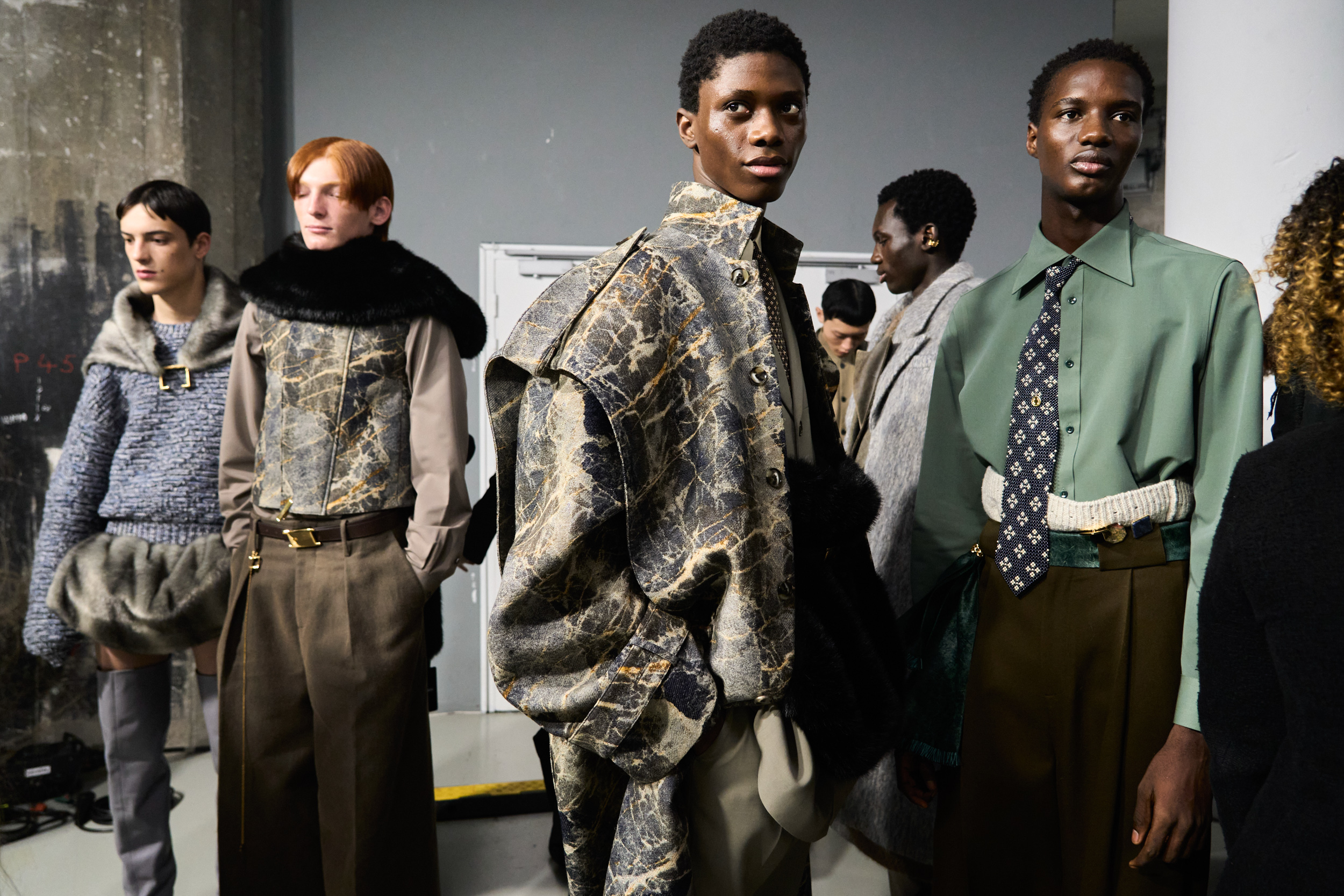 Sean Suen Fall 2024 Men’s Fashion Show Backstage