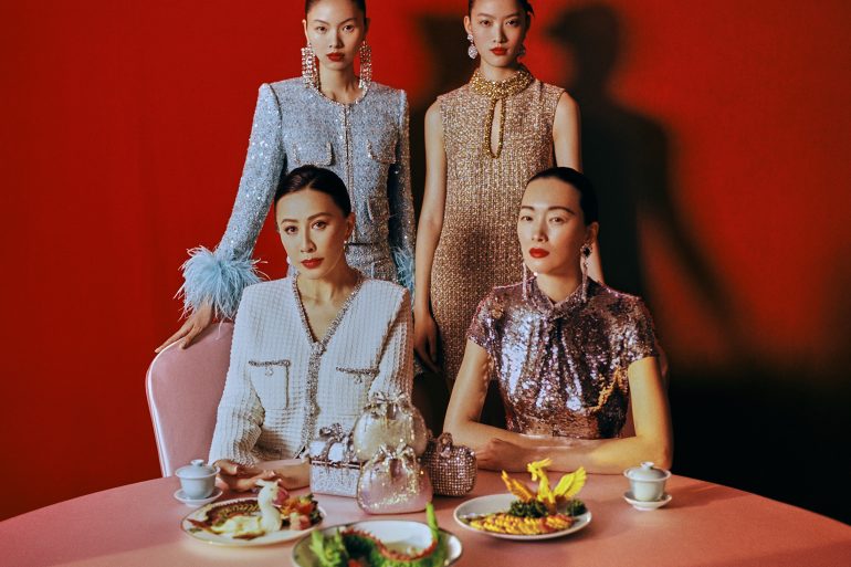 Fashion Ad Campaigns Reviews The Impression   Self Portrait Lunar New Year 2024 Ad Campaign The Impression 003 770x513 