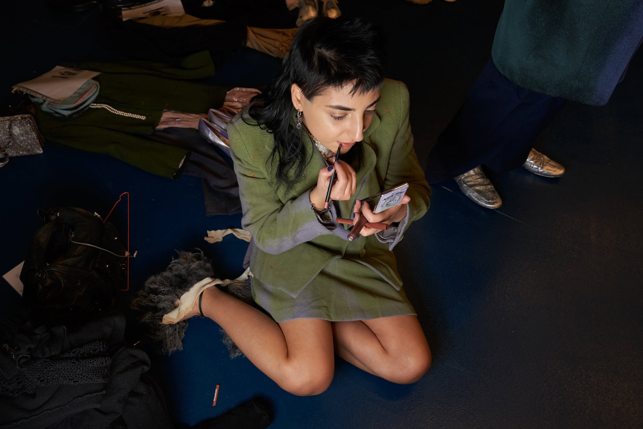 Simon Cracker Fall 2024 Men’s Fashion Show Backstage