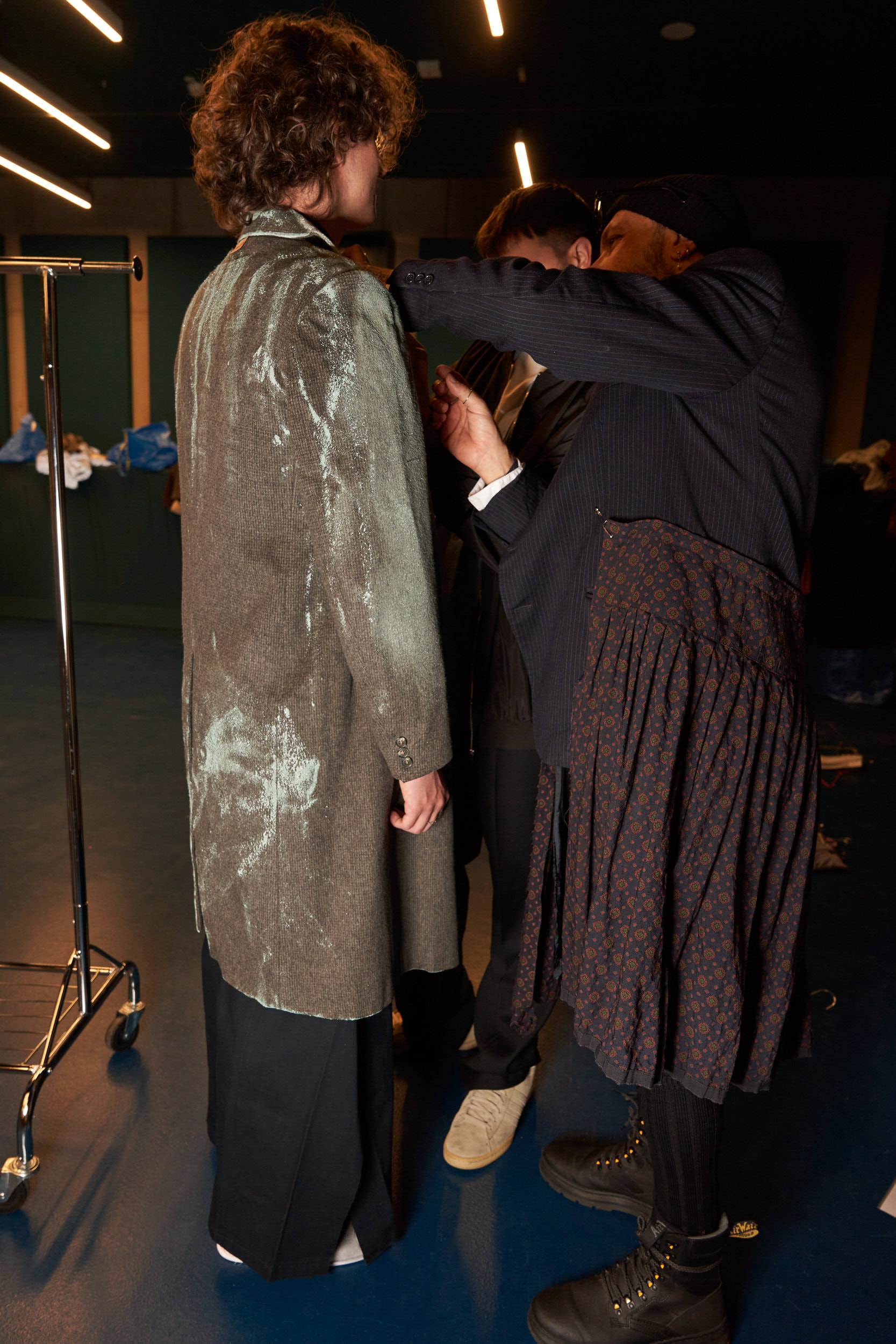 Simon Cracker Fall 2024 Men’s Fashion Show Backstage