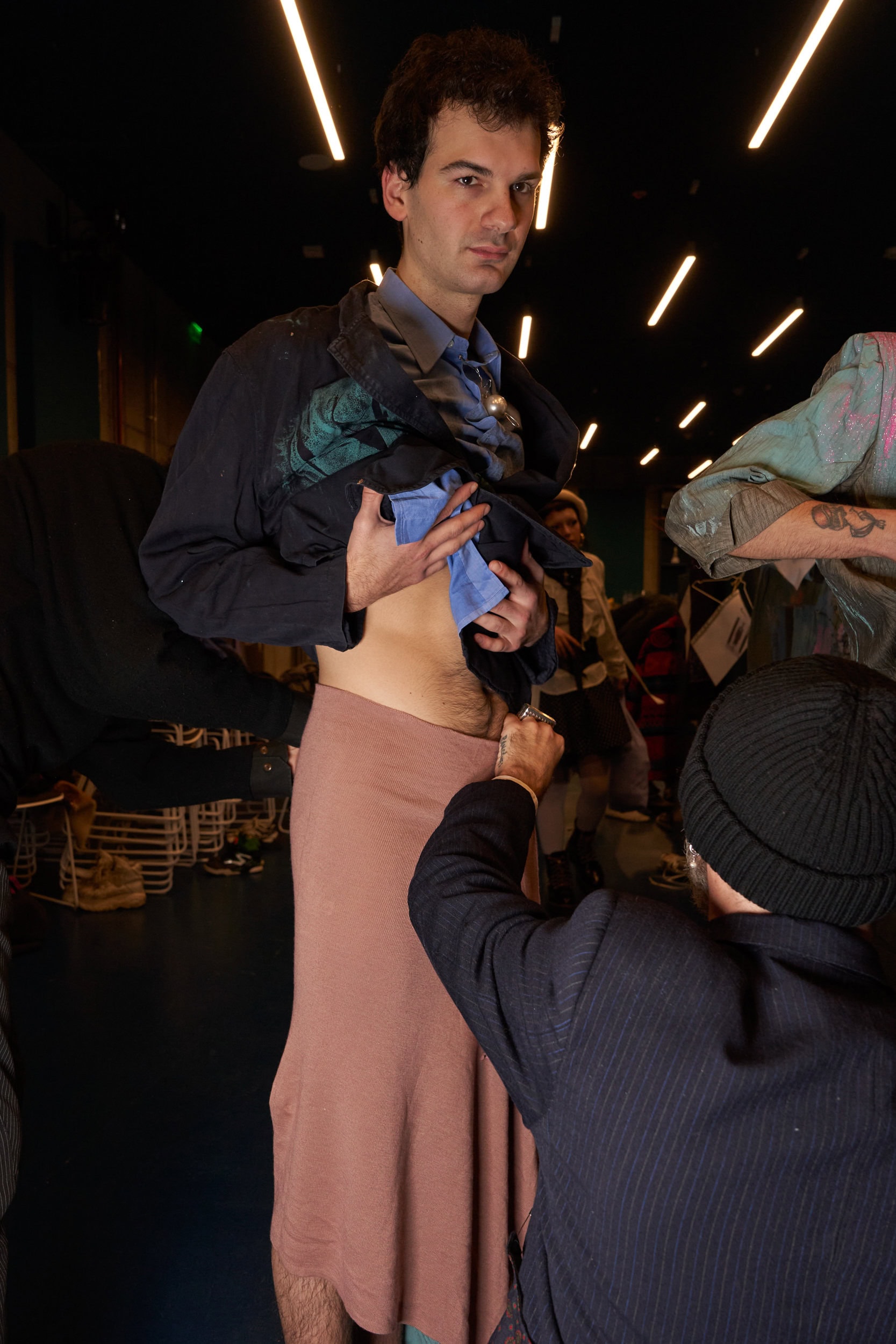 Simon Cracker Fall 2024 Men’s Fashion Show Backstage