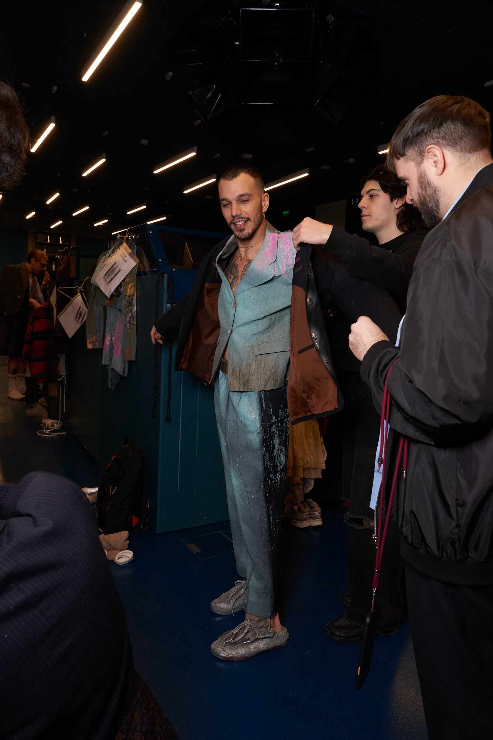 Simon Cracker Fall 2024 Men’s Fashion Show Backstage