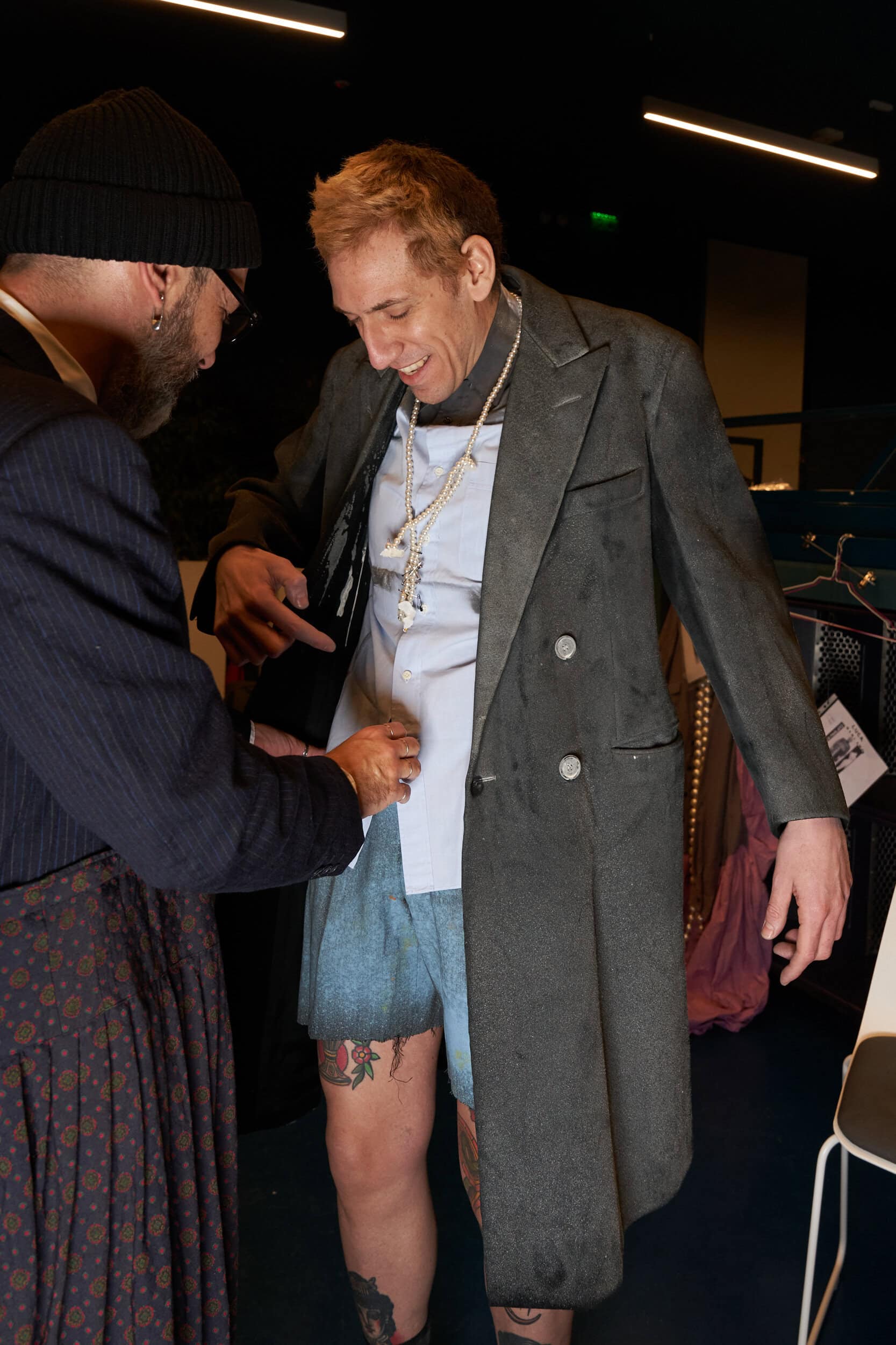 Simon Cracker Fall 2024 Men’s Fashion Show Backstage