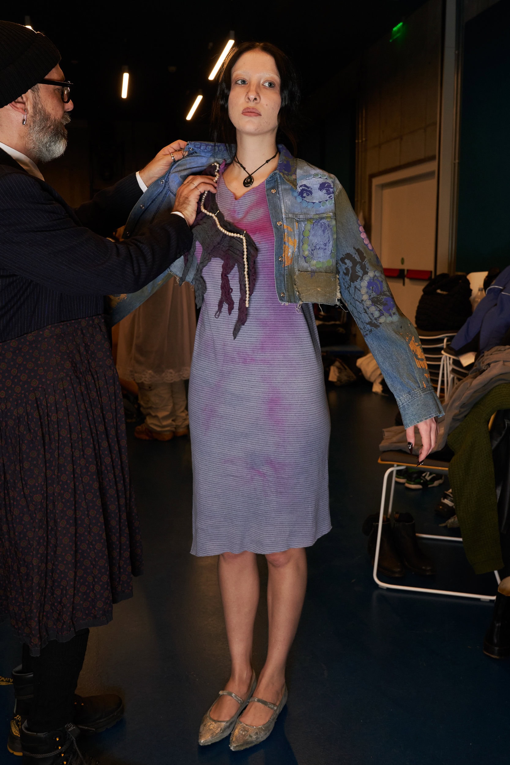 Simon Cracker Fall 2024 Men’s Fashion Show Backstage