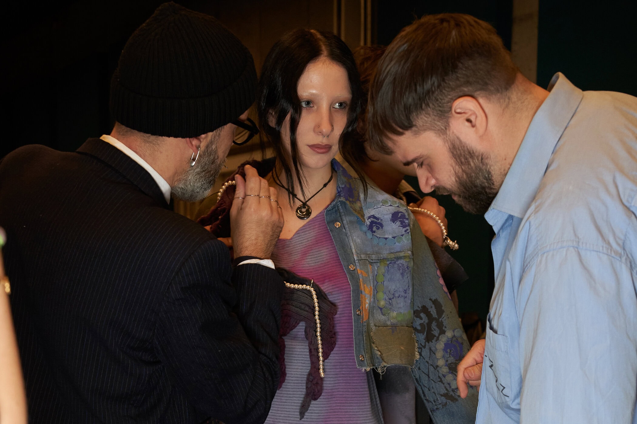 Simon Cracker Fall 2024 Men’s Fashion Show Backstage