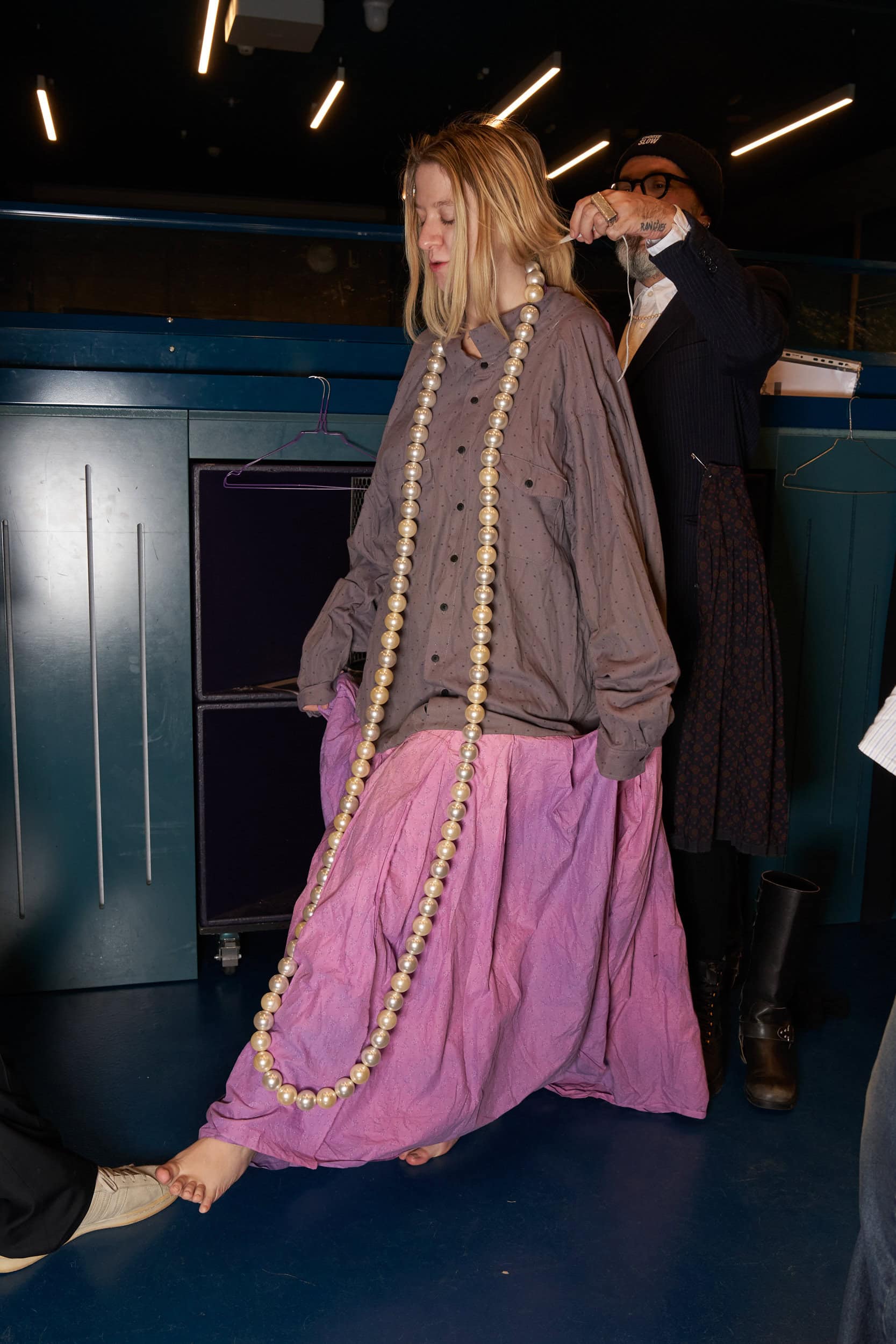 Simon Cracker Fall 2024 Men’s Fashion Show Backstage