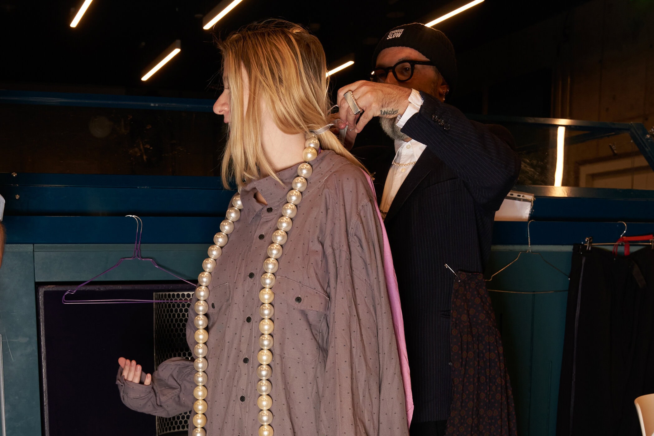 Simon Cracker Fall 2024 Men’s Fashion Show Backstage