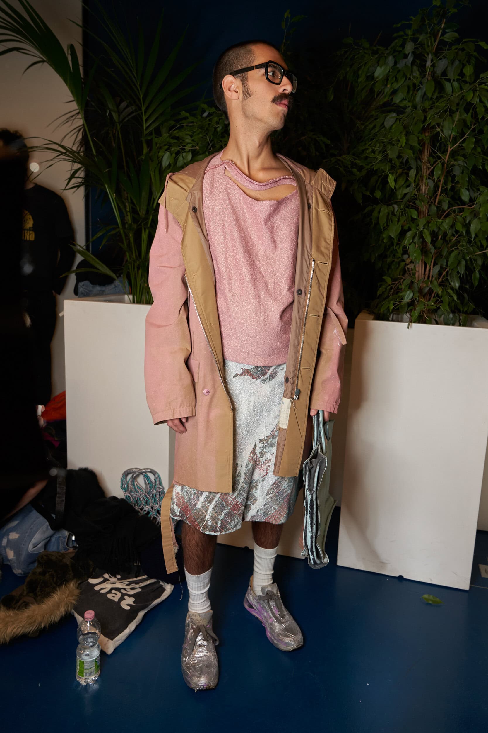 Simon Cracker Fall 2024 Men’s Fashion Show Backstage