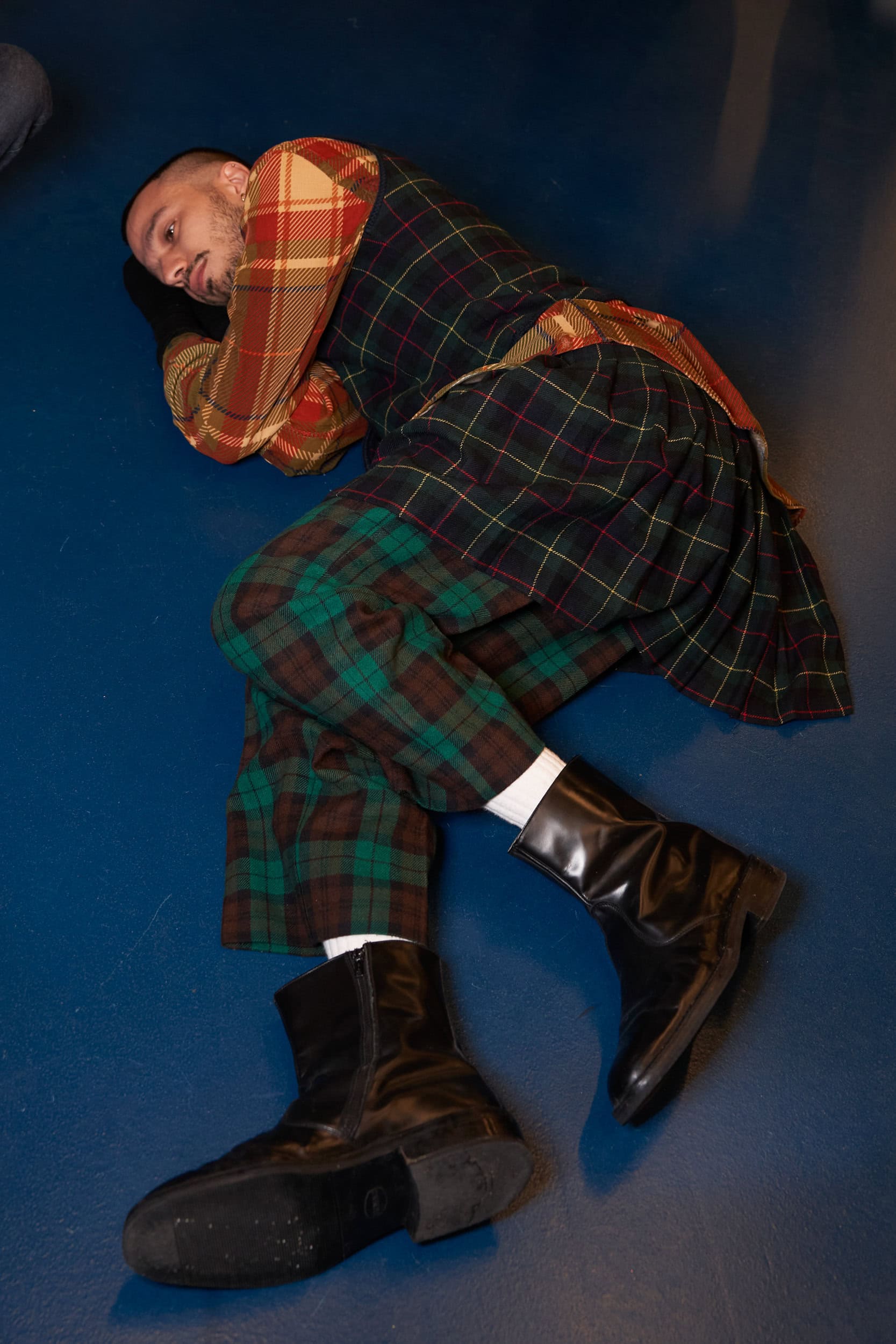 Simon Cracker Fall 2024 Men’s Fashion Show Backstage