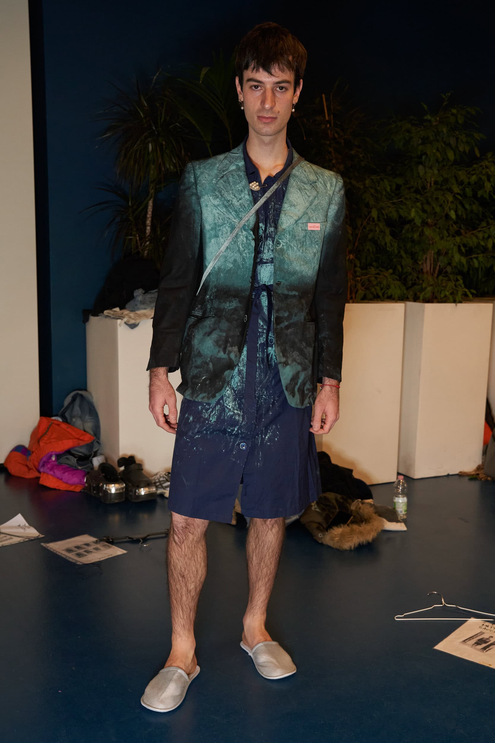 Simon Cracker Fall 2024 Men’s Fashion Show Backstage