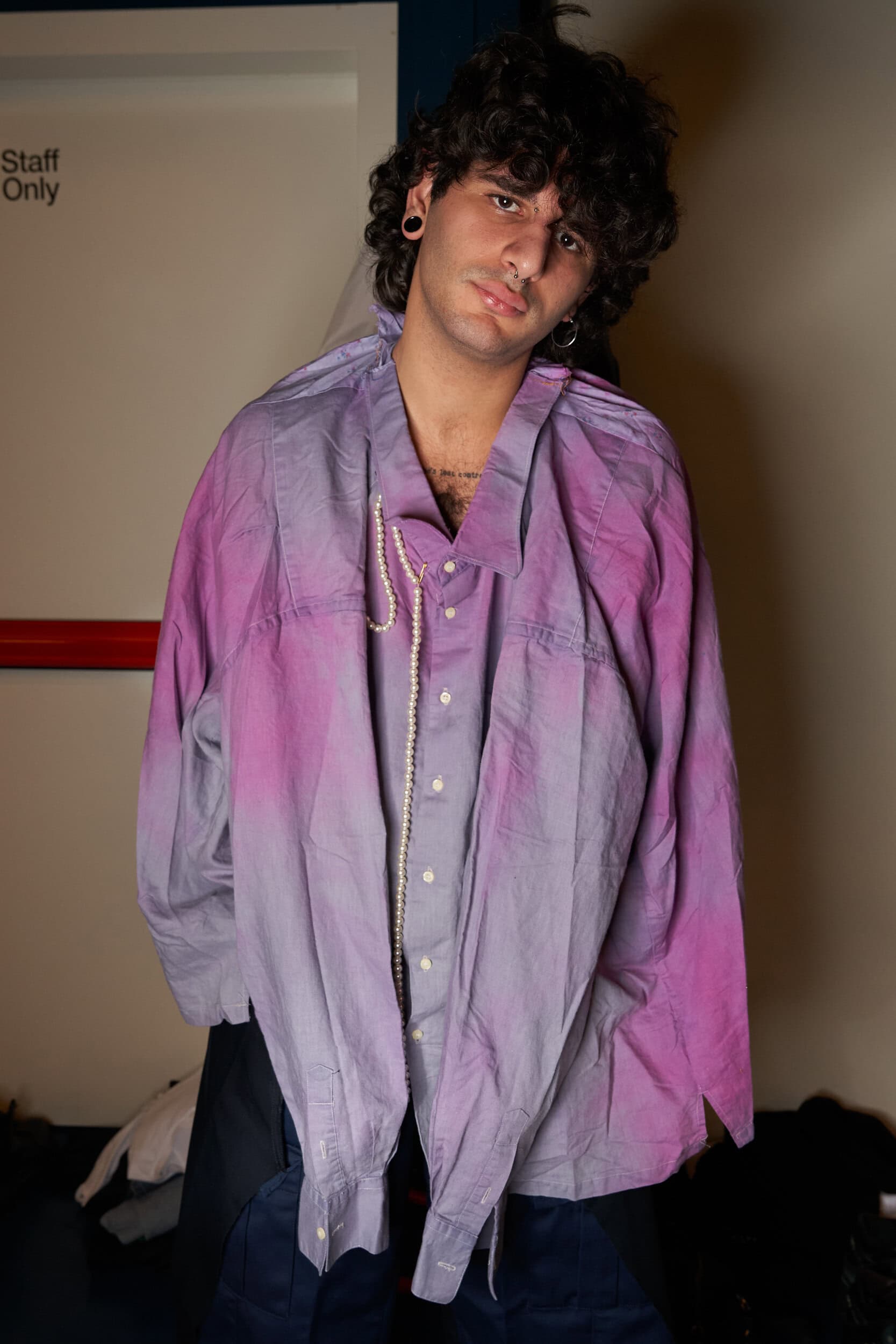 Simon Cracker Fall 2024 Men’s Fashion Show Backstage
