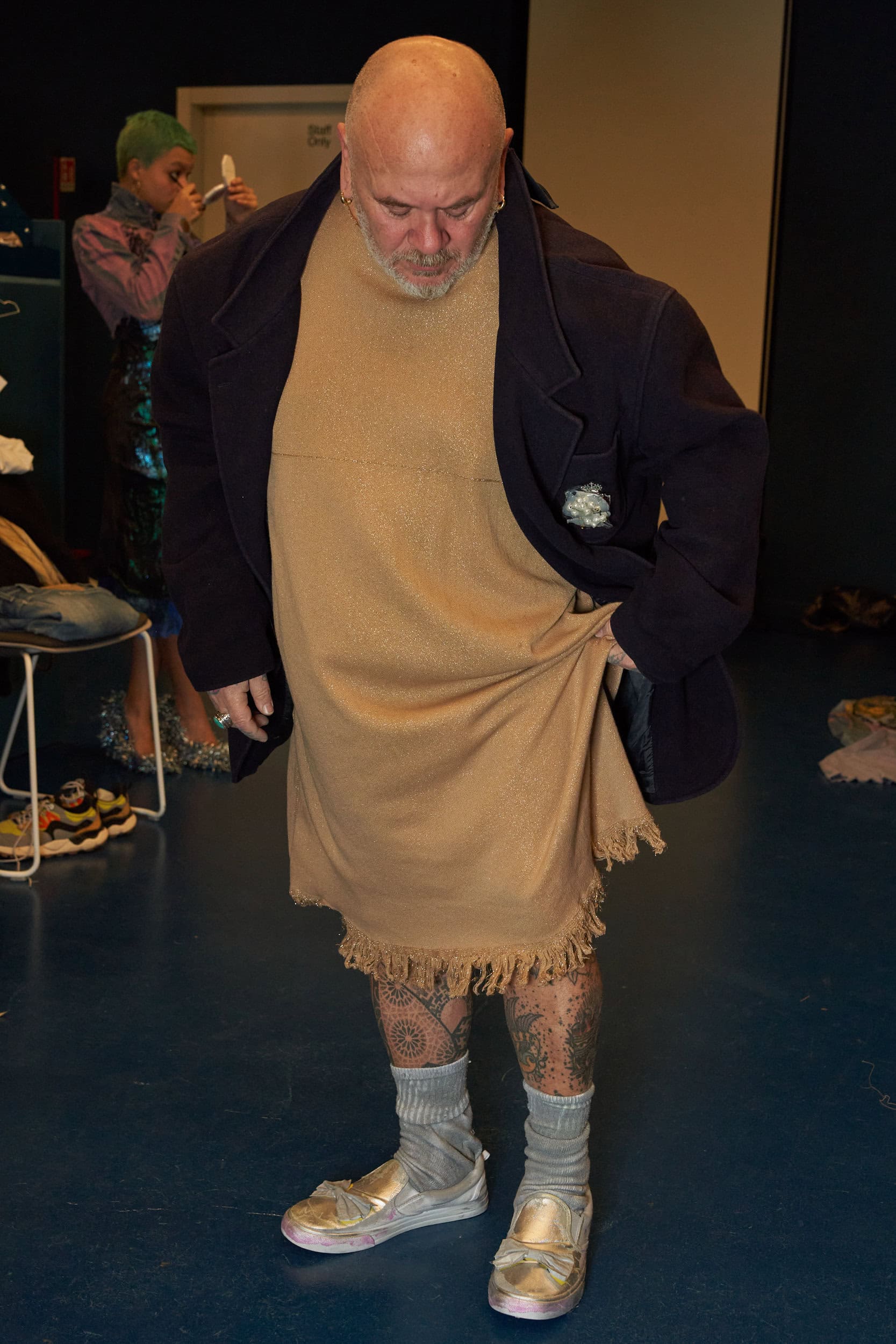 Simon Cracker Fall 2024 Men’s Fashion Show Backstage