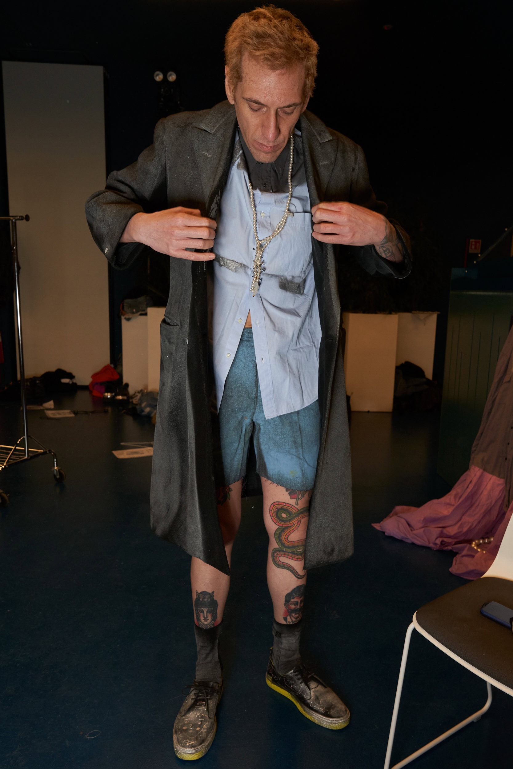 Simon Cracker Fall 2024 Men’s Fashion Show Backstage