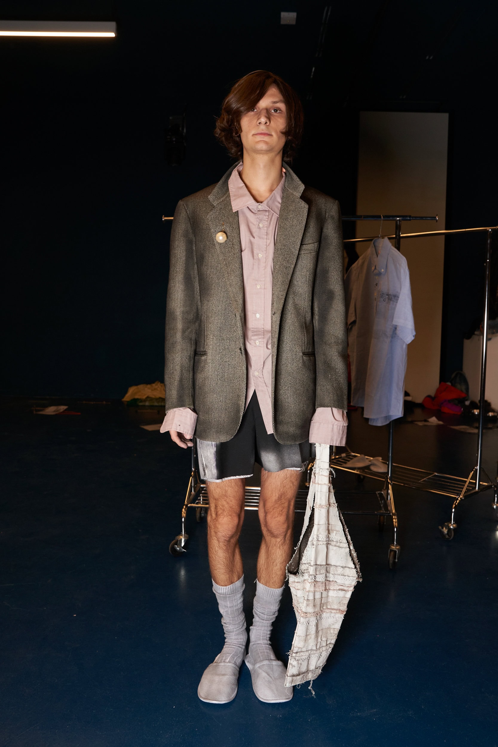 Simon Cracker Fall 2024 Men’s Fashion Show Backstage
