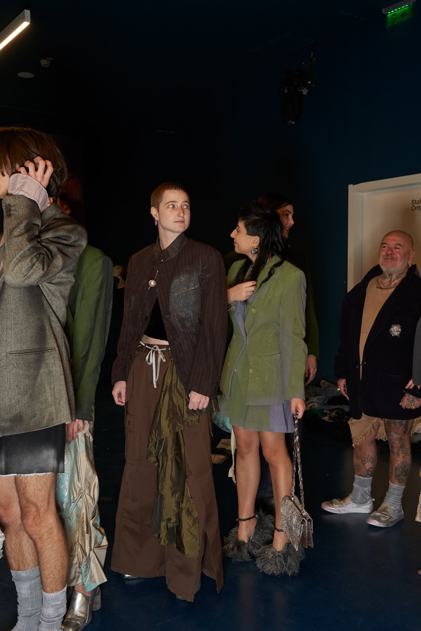 Simon Cracker Fall 2024 Men’s Fashion Show Backstage