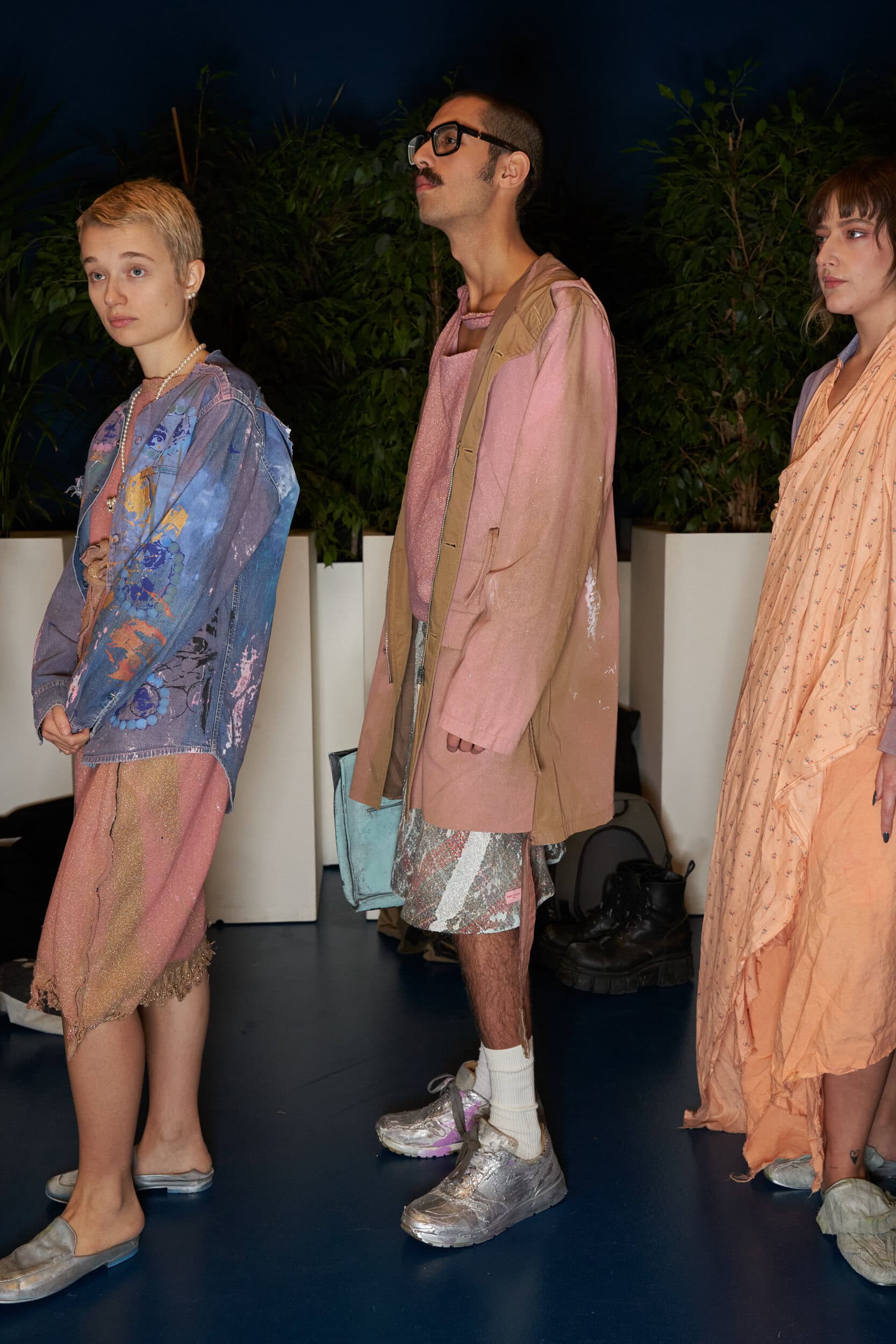 Simon Cracker Fall 2024 Men’s Fashion Show Backstage