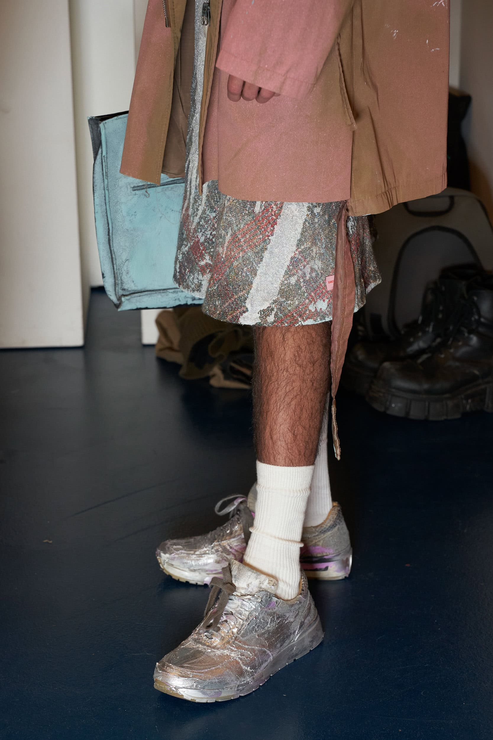 Simon Cracker Fall 2024 Men’s Fashion Show Backstage