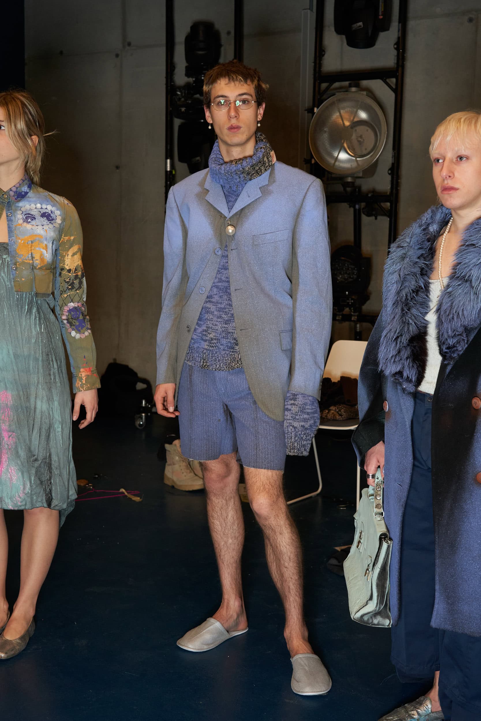Simon Cracker Fall 2024 Men’s Fashion Show Backstage