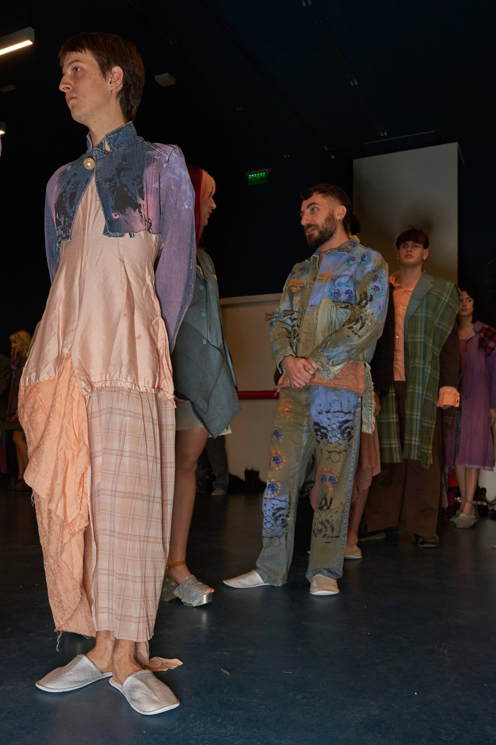 Simon Cracker Fall 2024 Men’s Fashion Show Backstage