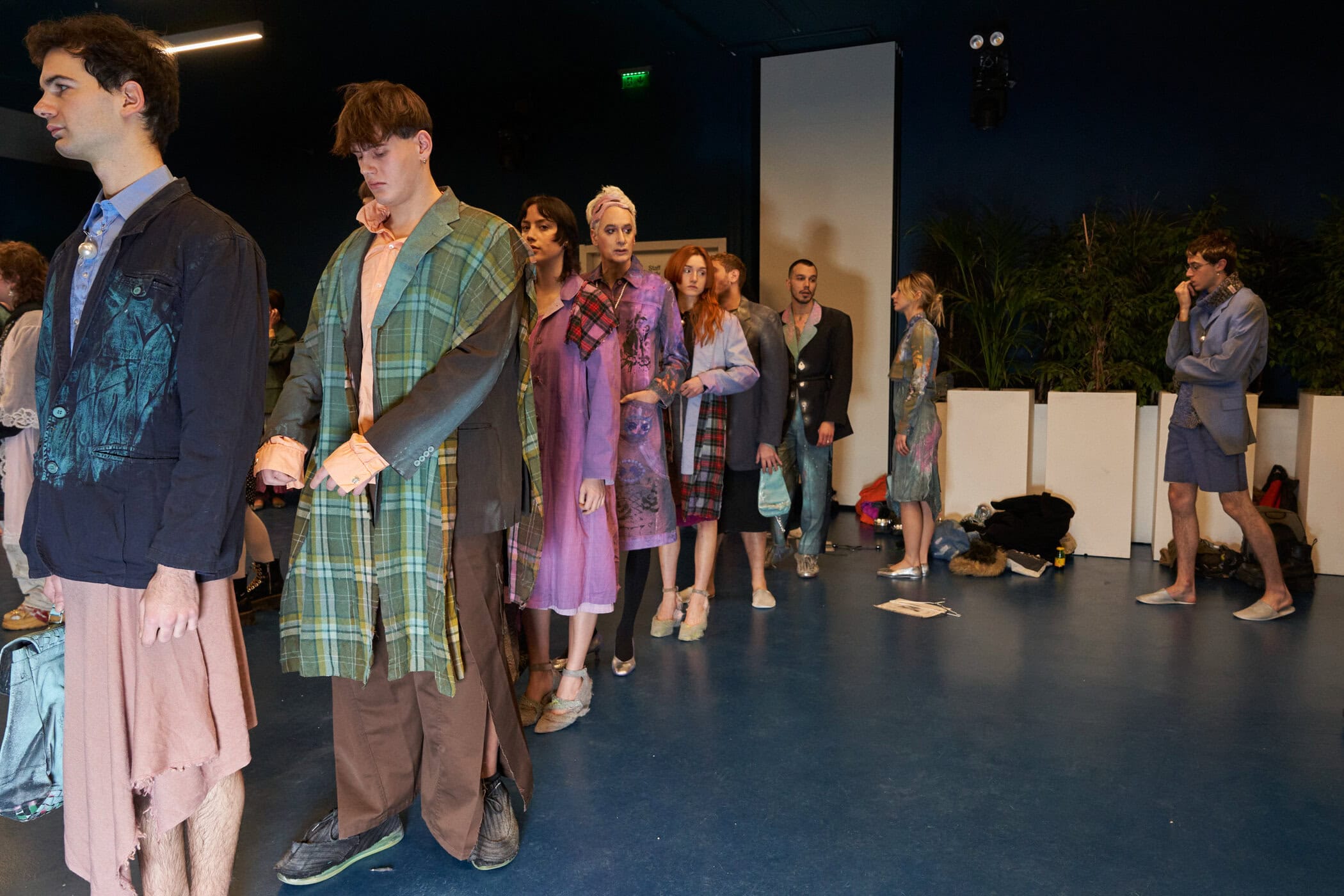 Simon Cracker Fall 2024 Men’s Fashion Show Backstage