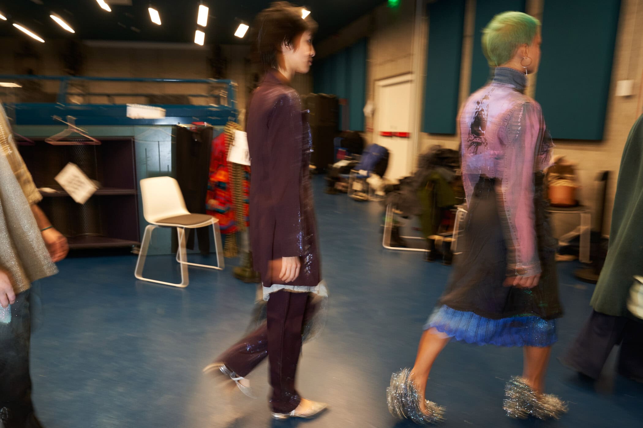 Simon Cracker Fall 2024 Men’s Fashion Show Backstage