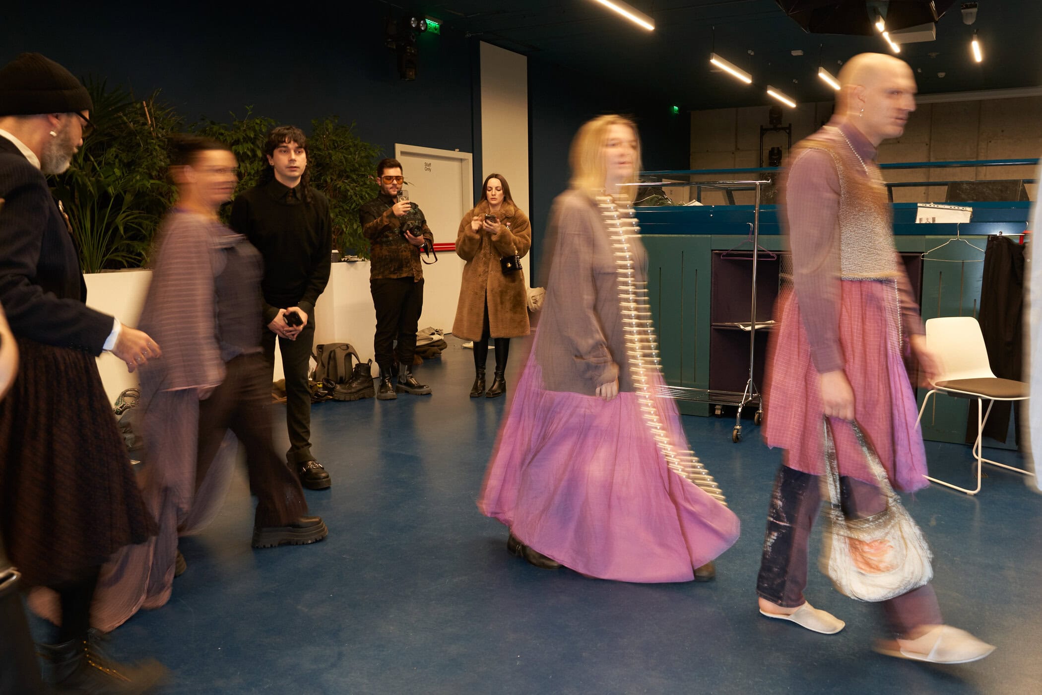 Simon Cracker Fall 2024 Men’s Fashion Show Backstage