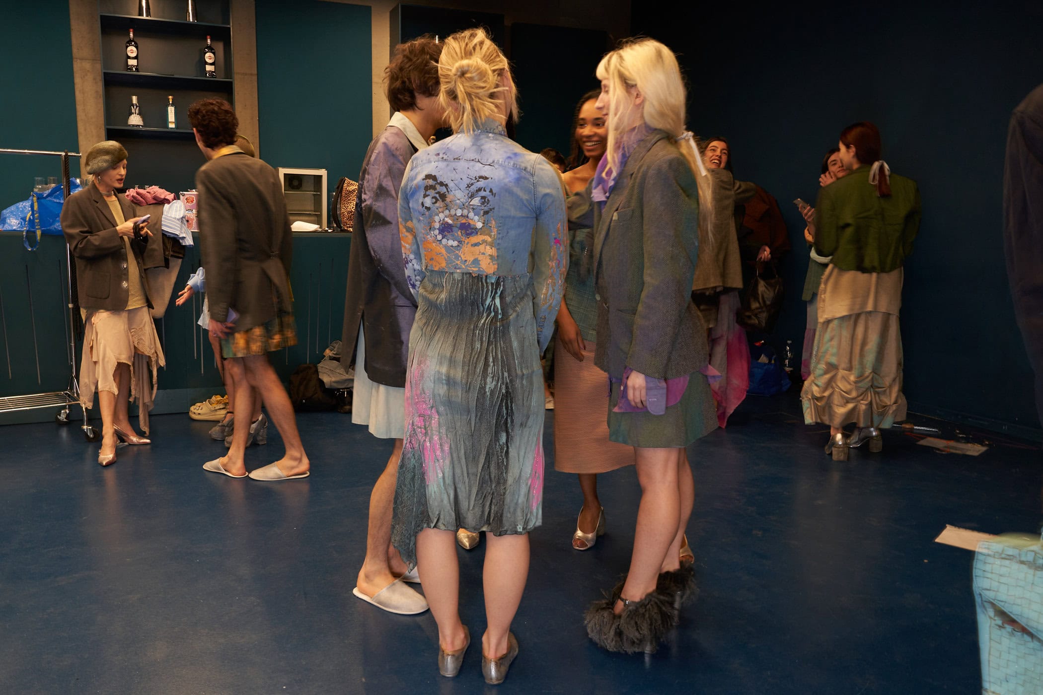 Simon Cracker Fall 2024 Men’s Fashion Show Backstage