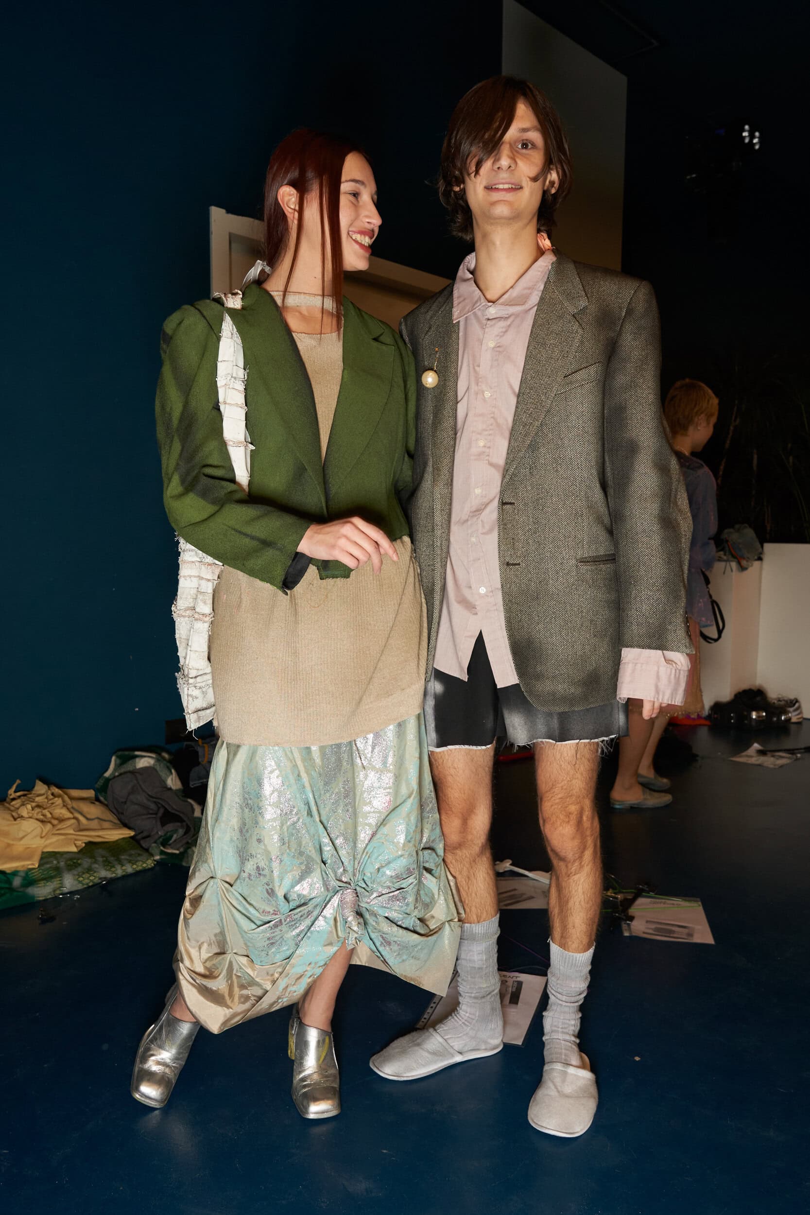 Simon Cracker Fall 2024 Men’s Fashion Show Backstage