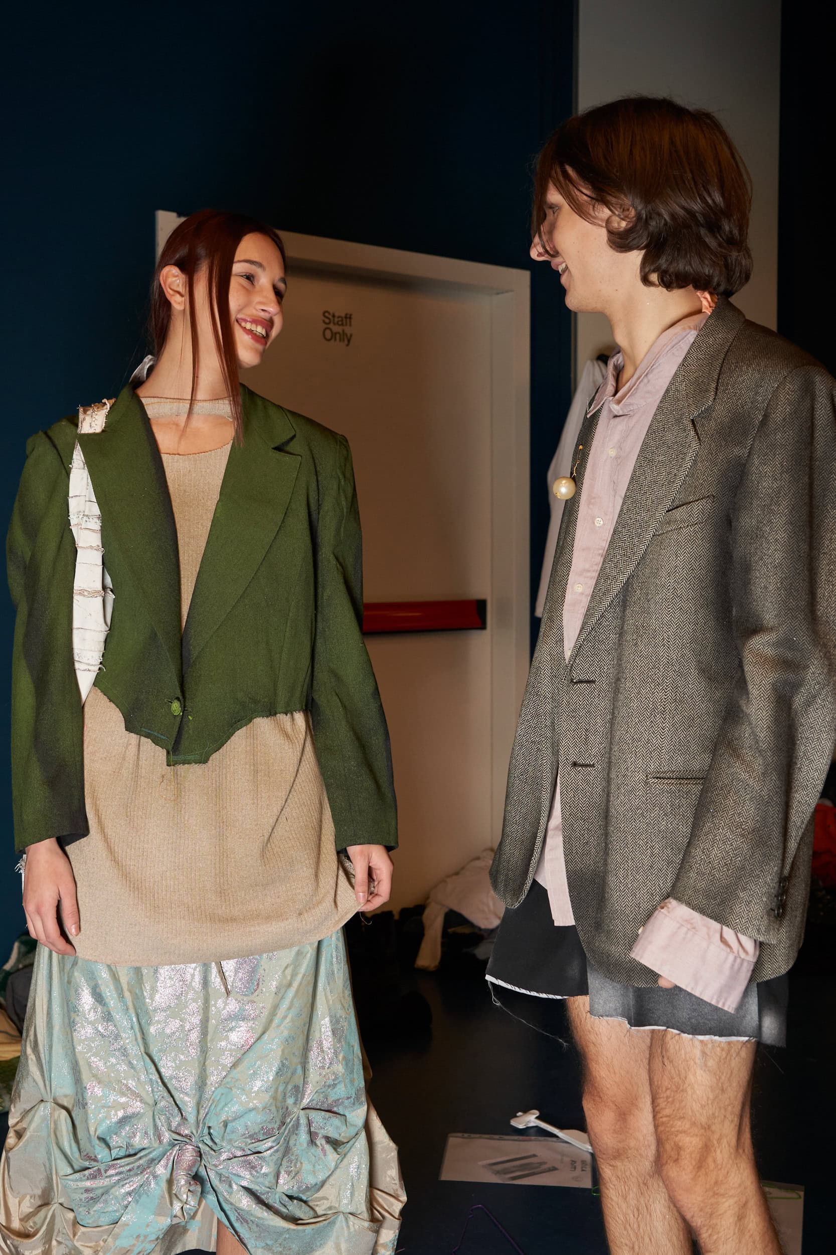Simon Cracker Fall 2024 Men’s Fashion Show Backstage