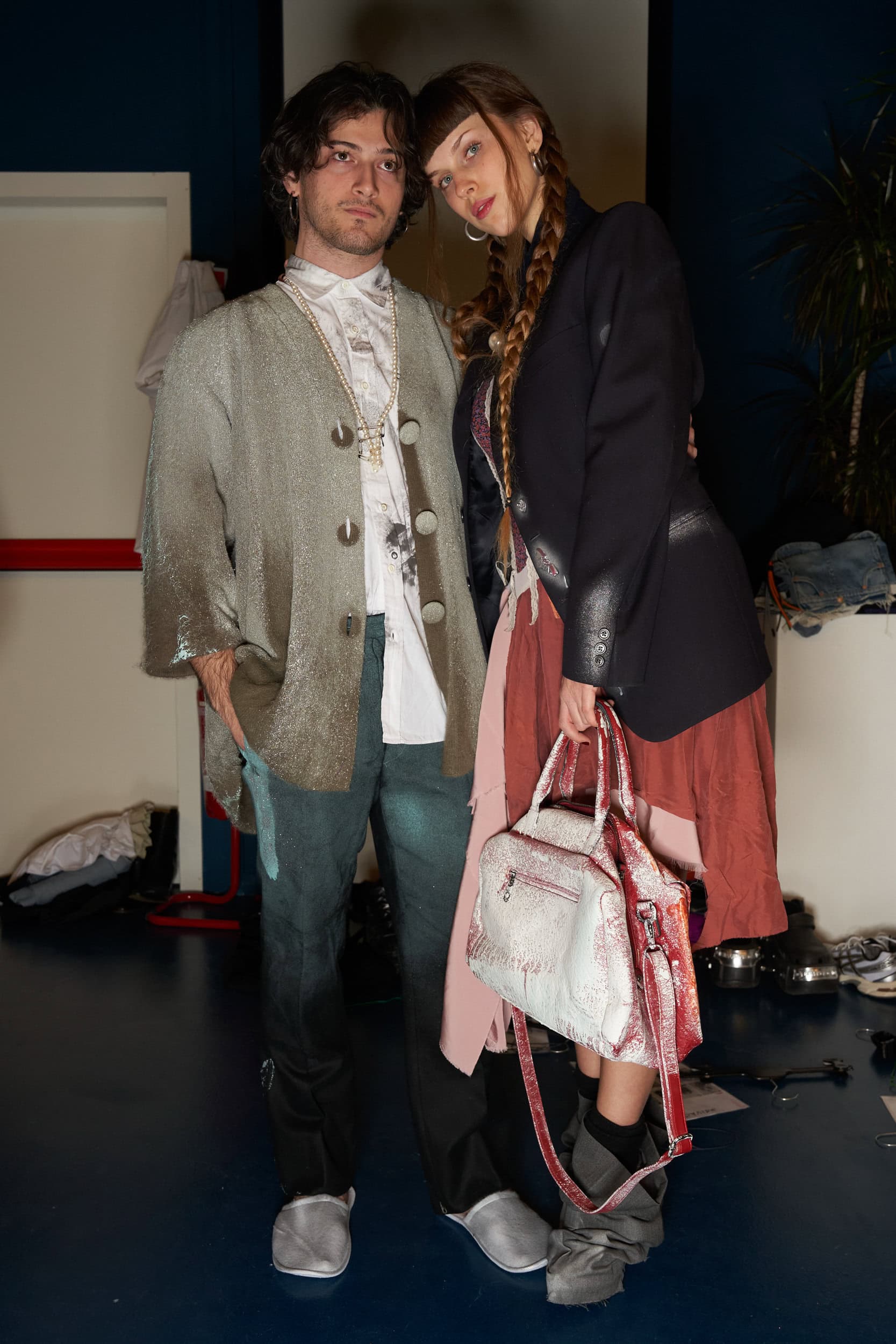 Simon Cracker Fall 2024 Men’s Fashion Show Backstage
