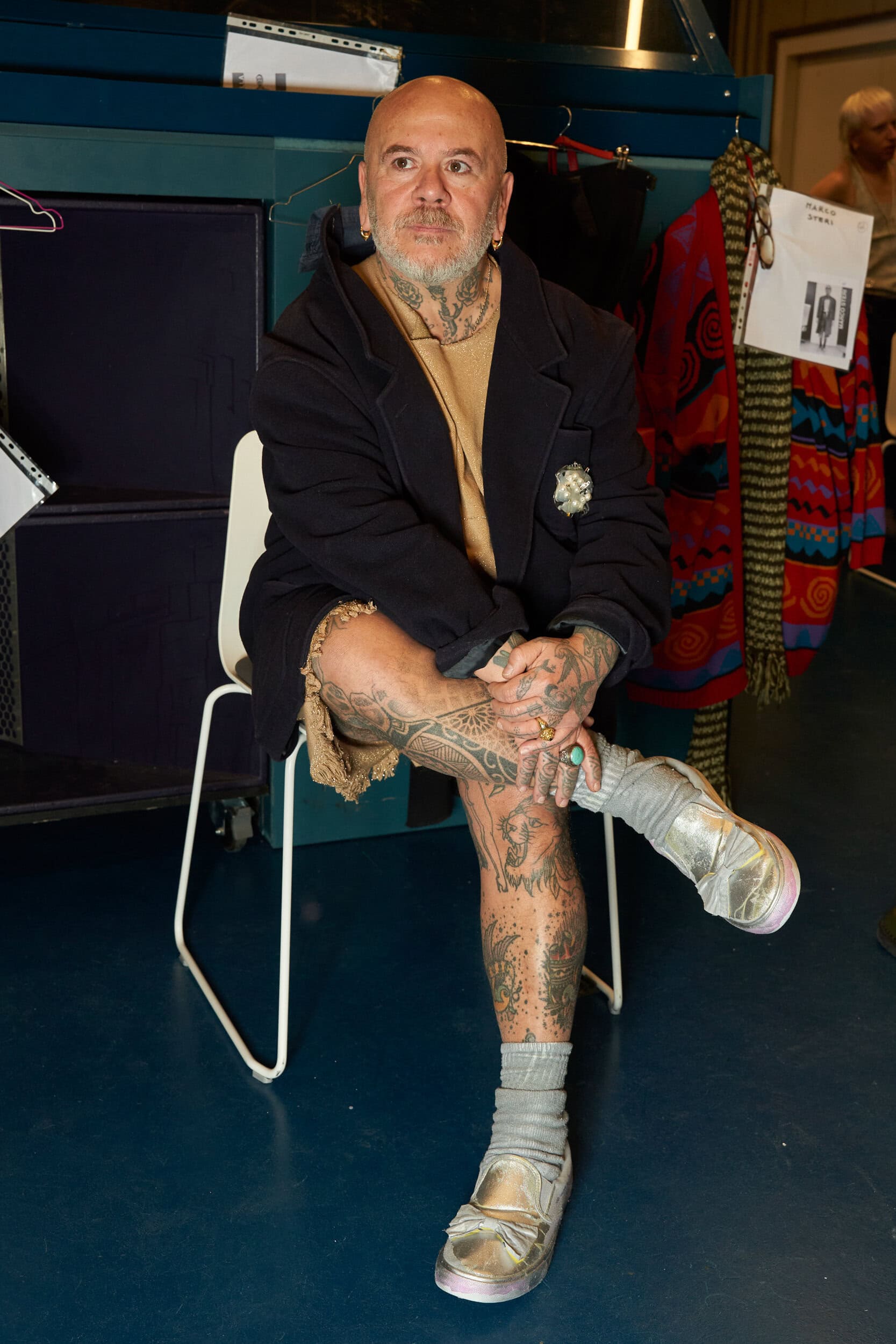 Simon Cracker Fall 2024 Men’s Fashion Show Backstage