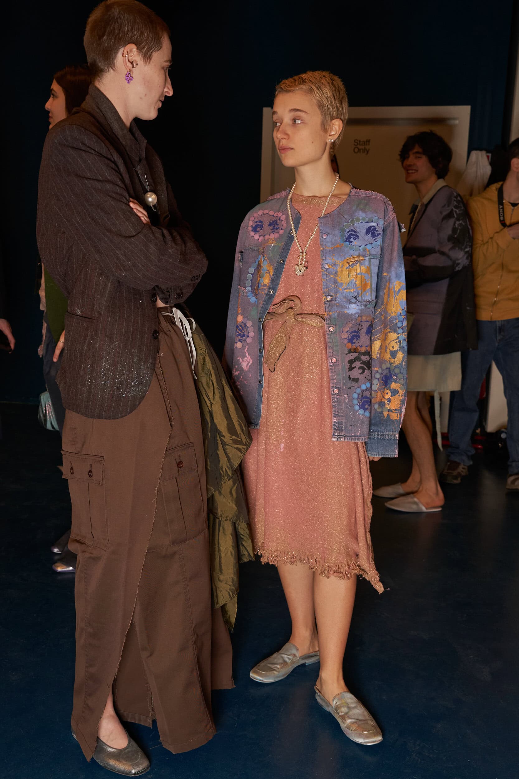Simon Cracker Fall 2024 Men’s Fashion Show Backstage
