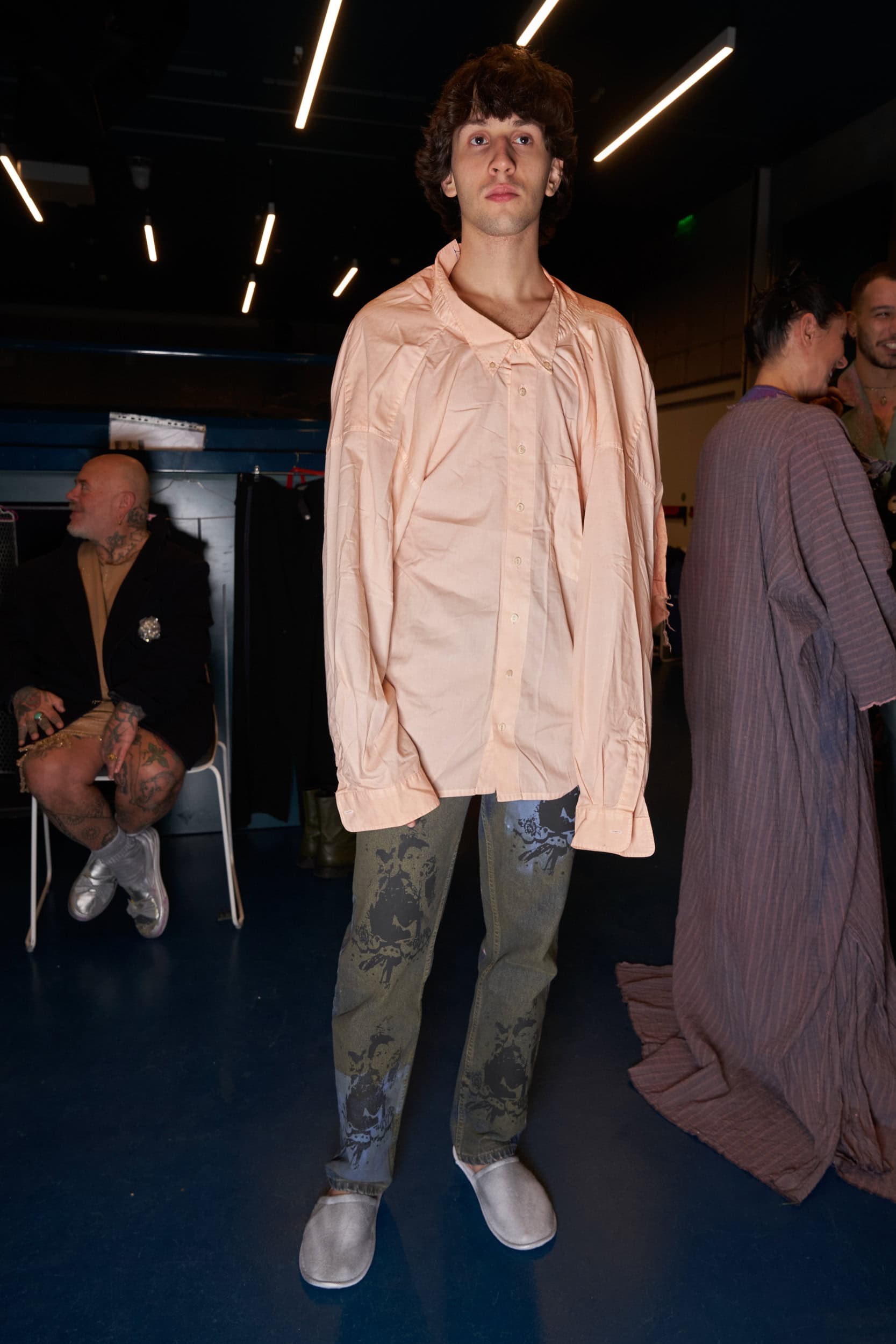 Simon Cracker Fall 2024 Men’s Fashion Show Backstage