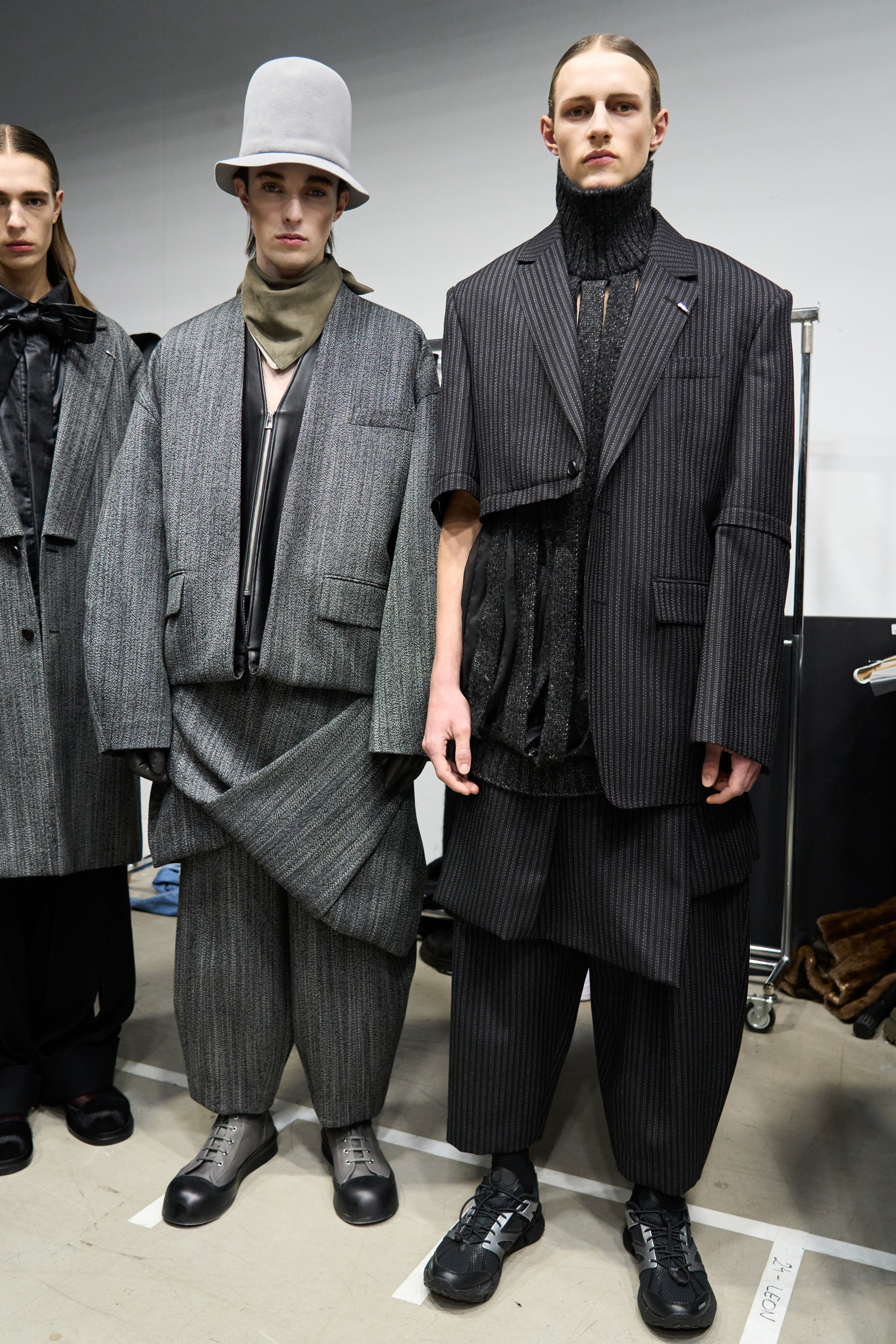 Songzio Fall 2024 Men’s Fashion Show Backstage