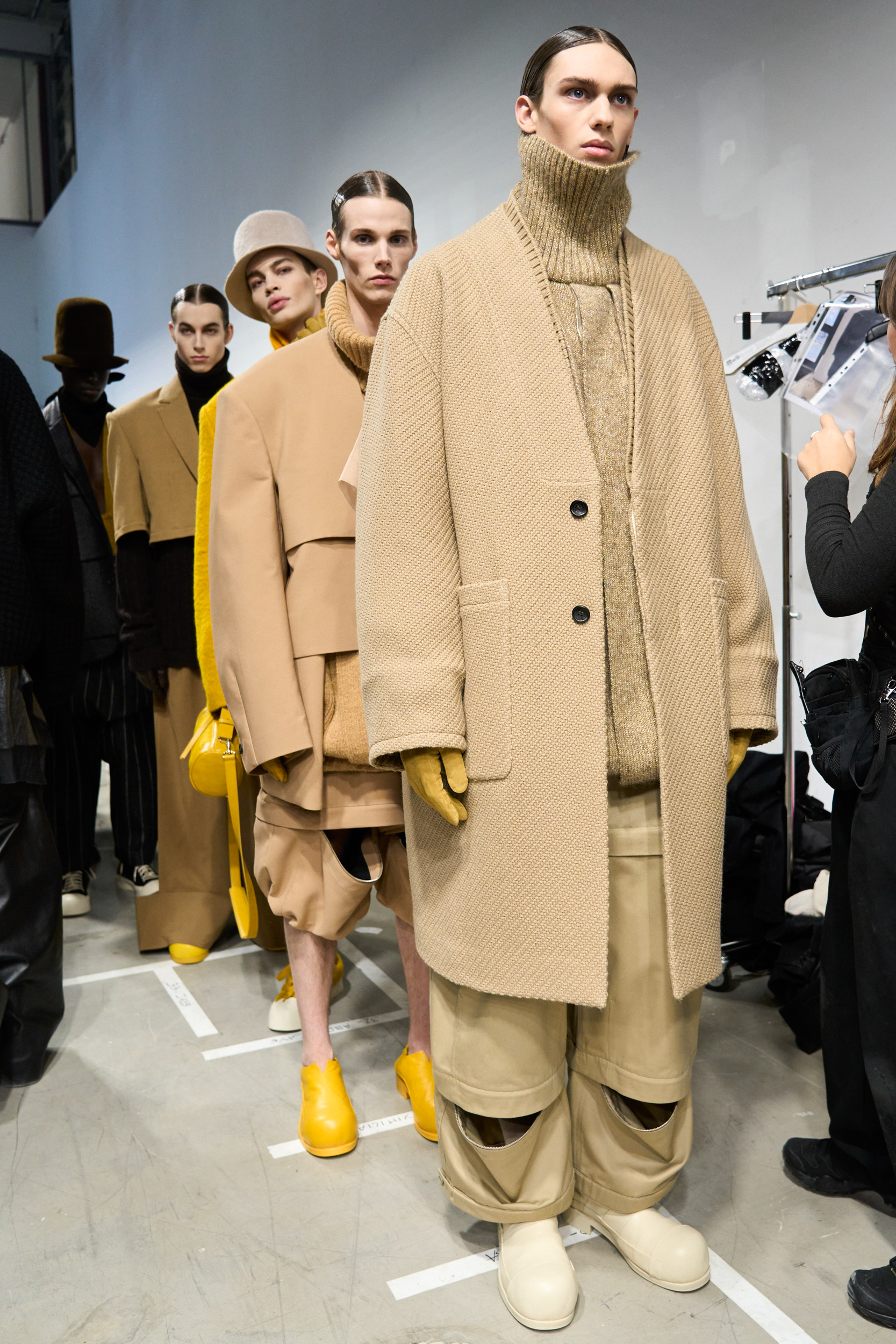 Songzio Fall 2024 Men’s Fashion Show Backstage