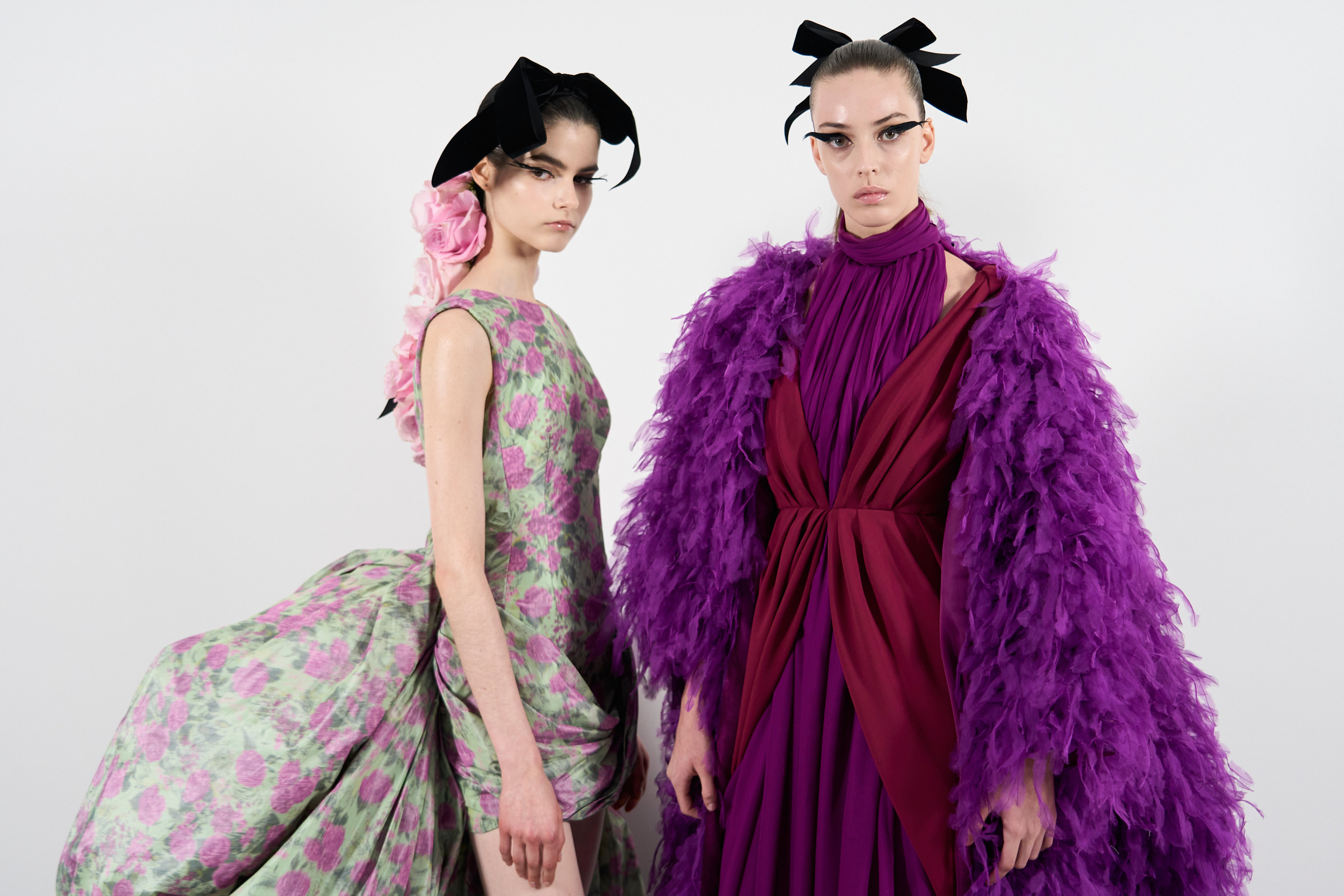 Giambattista Valli Spring 2024 Couture Fashion Show Backstage