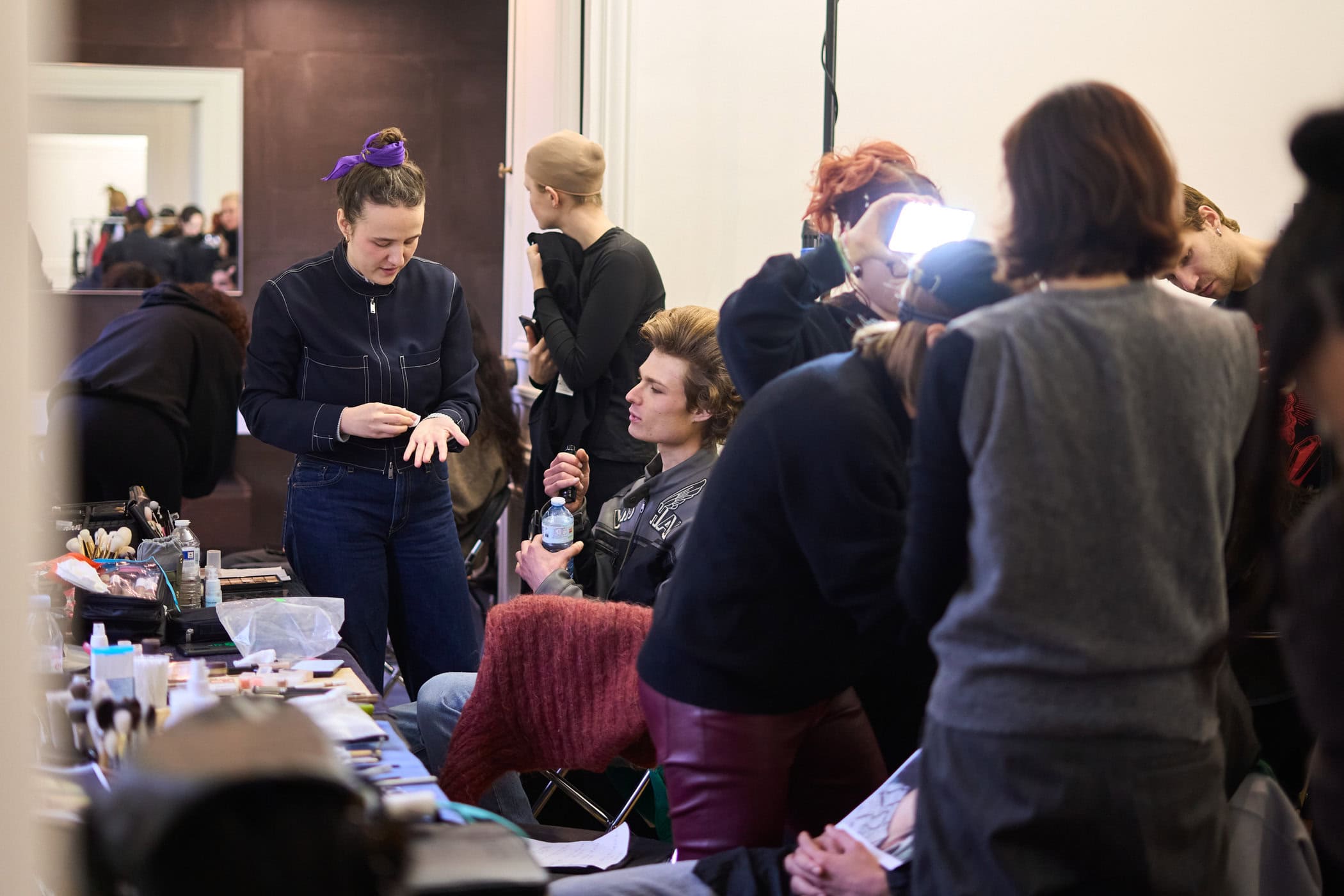 Walter Van Beirendonck Fall 2024 Men’s Fashion Show Backstage