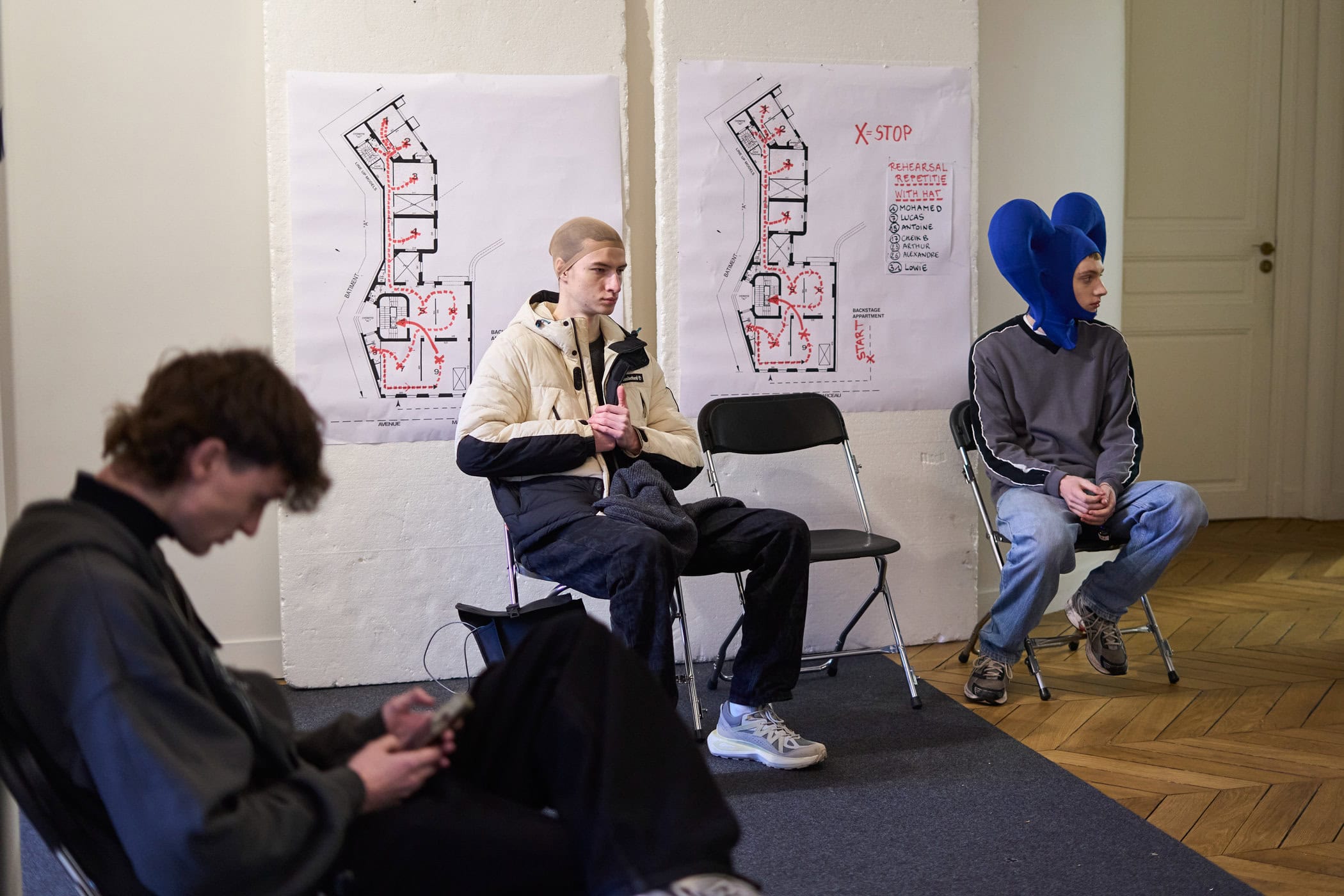 Walter Van Beirendonck Fall 2024 Men’s Fashion Show Backstage