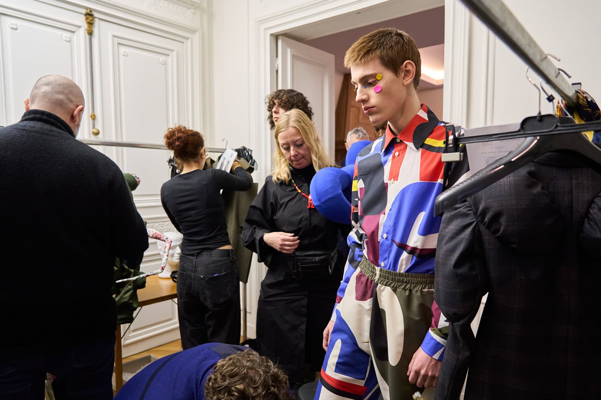 Walter Van Beirendonck Fall 2024 Men’s Fashion Show Backstage